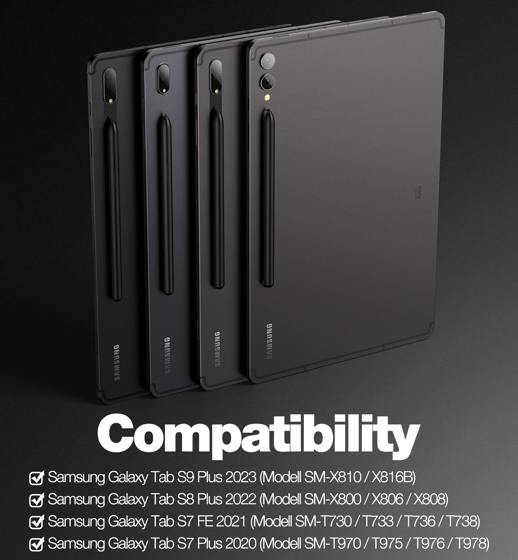 For Samsung Galaxy Tab S8 Plus/S7 FE (5G)/S7 Plus/S9 Plus/S9 FE Plus 12.4 Inch Case with Keyboard Floating Cantilever Magnetic Stand
