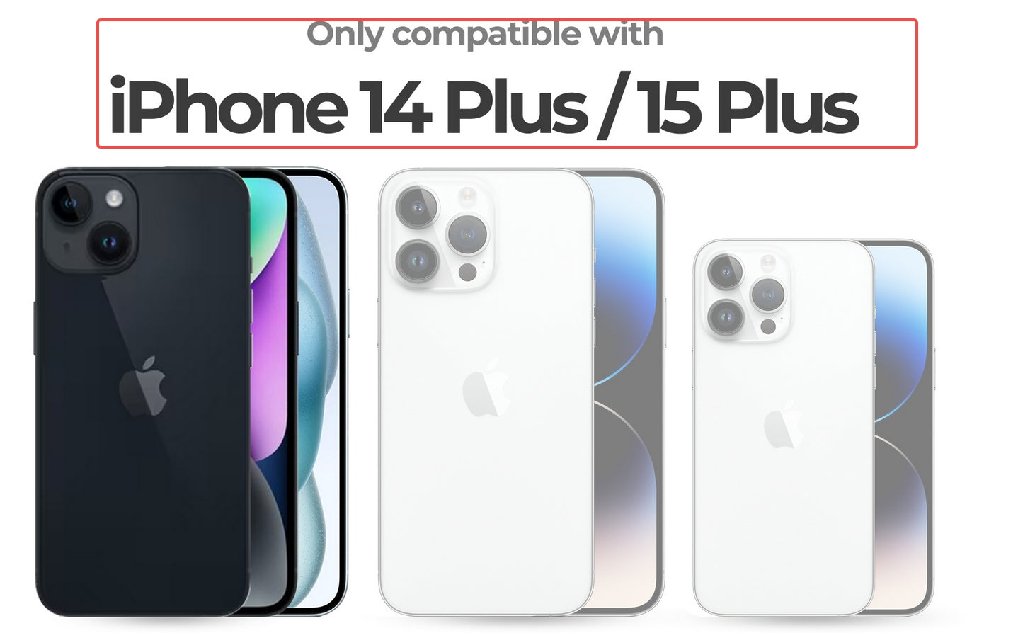 Dexnor Durable Case for iPhone 14 Plus/15 Plus with Built In Screen Protector and Slide Camera Cover 360 Magsafe Rugged Bumper Cover