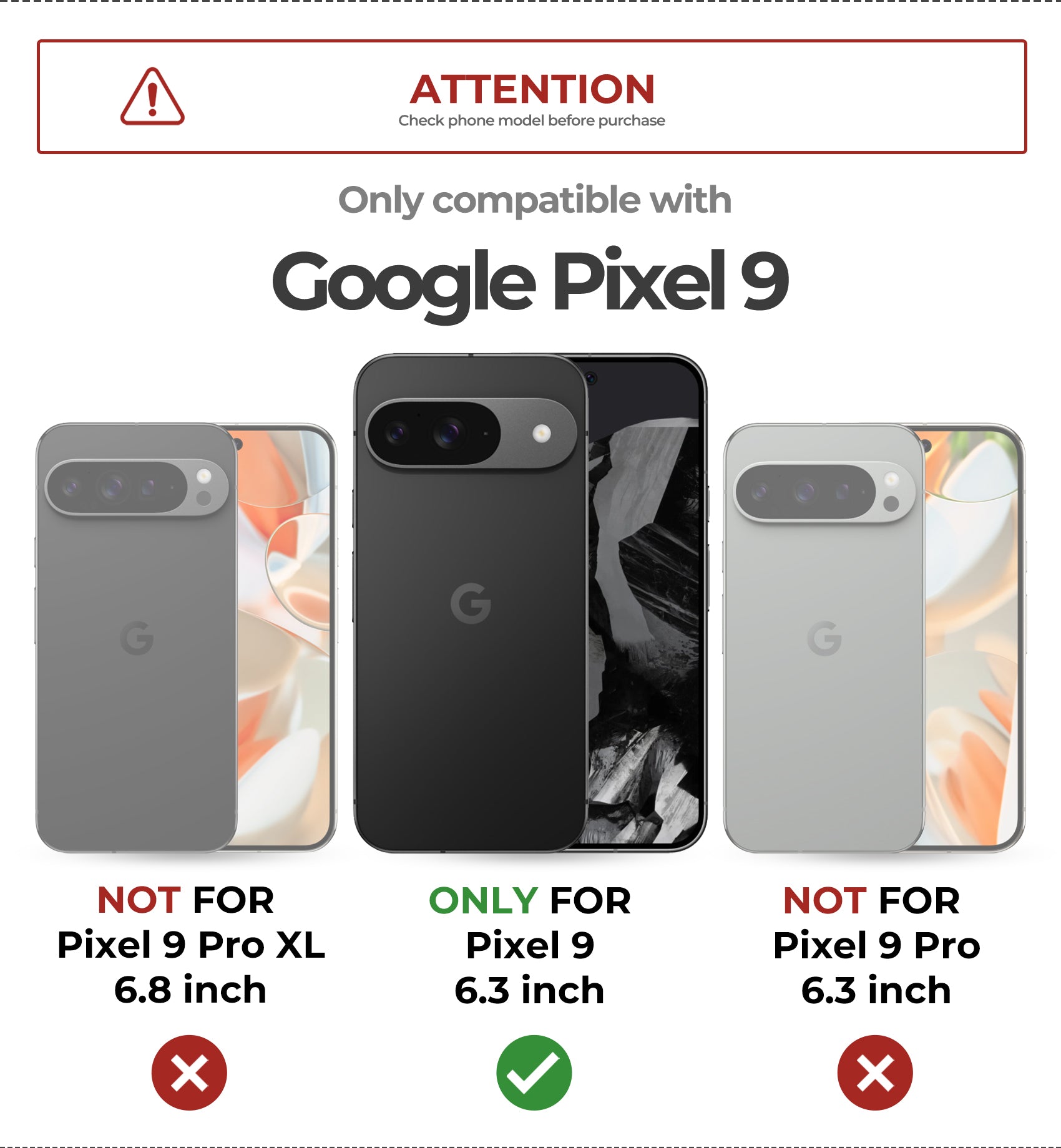 For Every Adventure Case for Google Pixel 9 With Screen Protector Full Body Bumper Kickstand Heavy-duty Shockproof Rugged Cover.