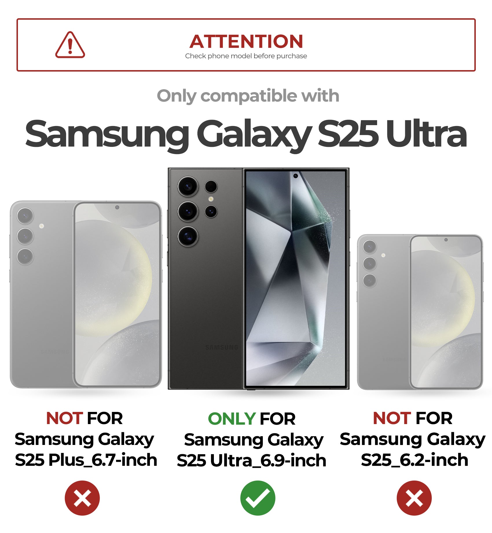 Dexnor Case for Samsung Galaxy S25 Ultra Full Body With Screen Protector Slide Camera Bumper Kickstand Heavy-duty Rugged Cover