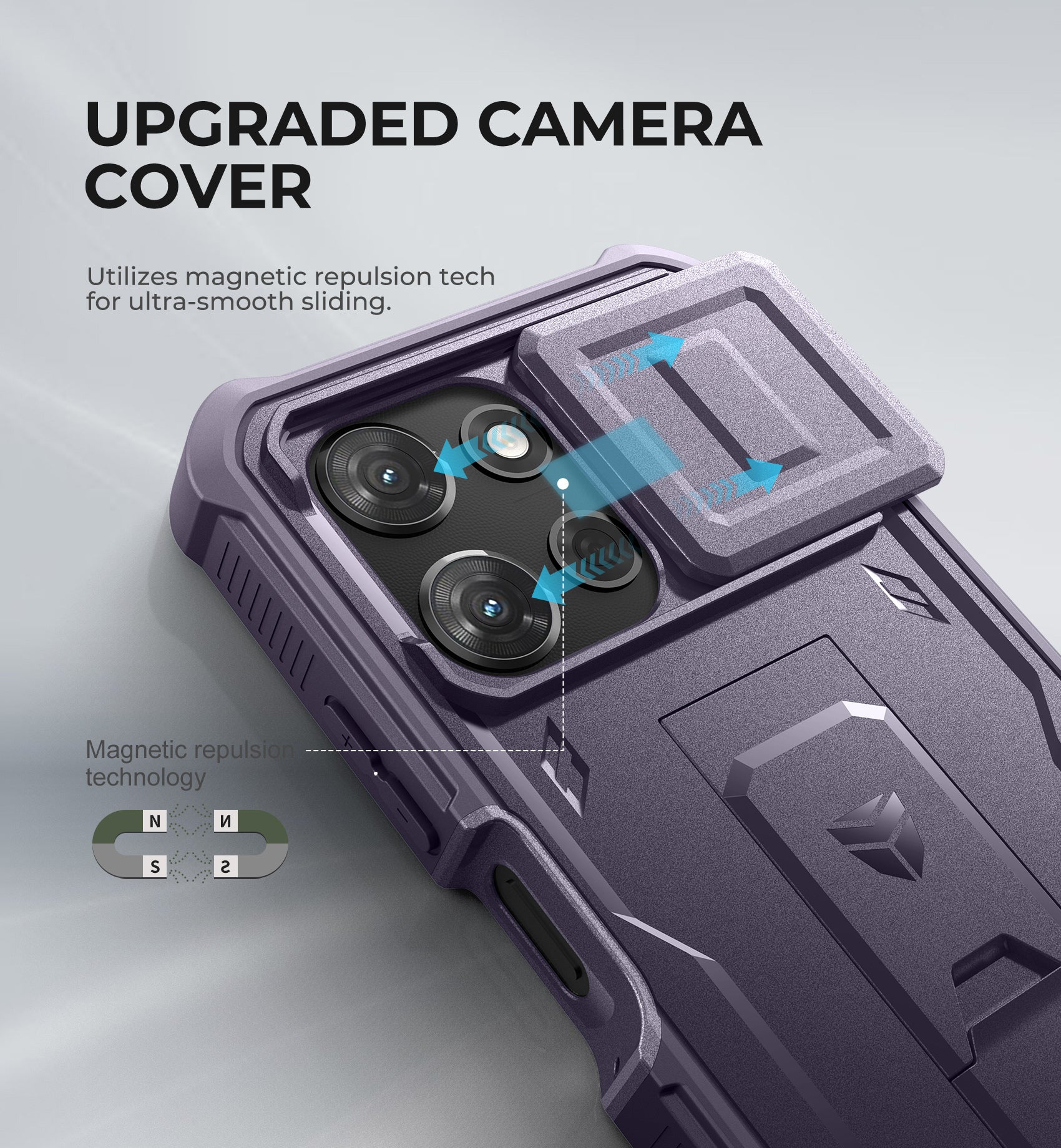 Dexnor Full Body Case for Moto G-Power 5G 2025 With Screen Protector And Slide Camera Bumper Kickstand Heavy-duty Shockproof Cover