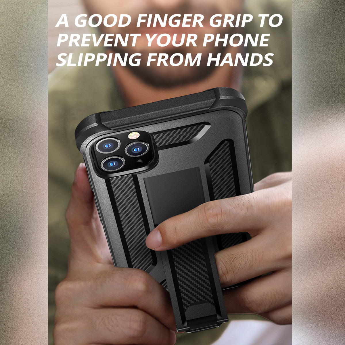 Dexnor Case for iPhone 11 Pro Max With Screen Protector Full Body Bumper Kickstand Heavy-duty Shockproof Rugged Cover.