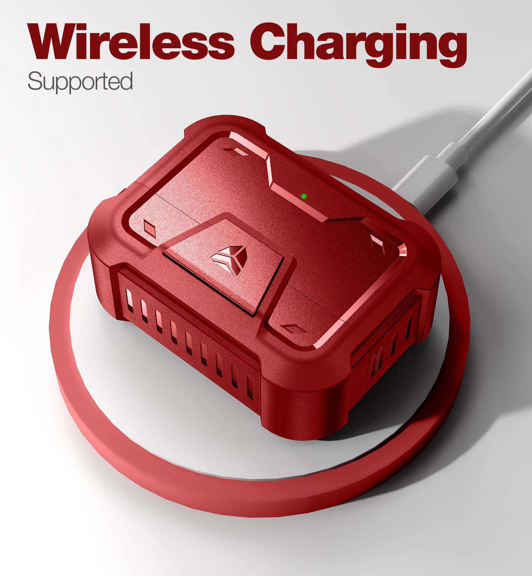 Dexnor Earphone Case for Beats Studio Buds 2021/Buds + 2023 with Secure Lock and Carabiner Full Body Bumper Shockproof Rugged Cover