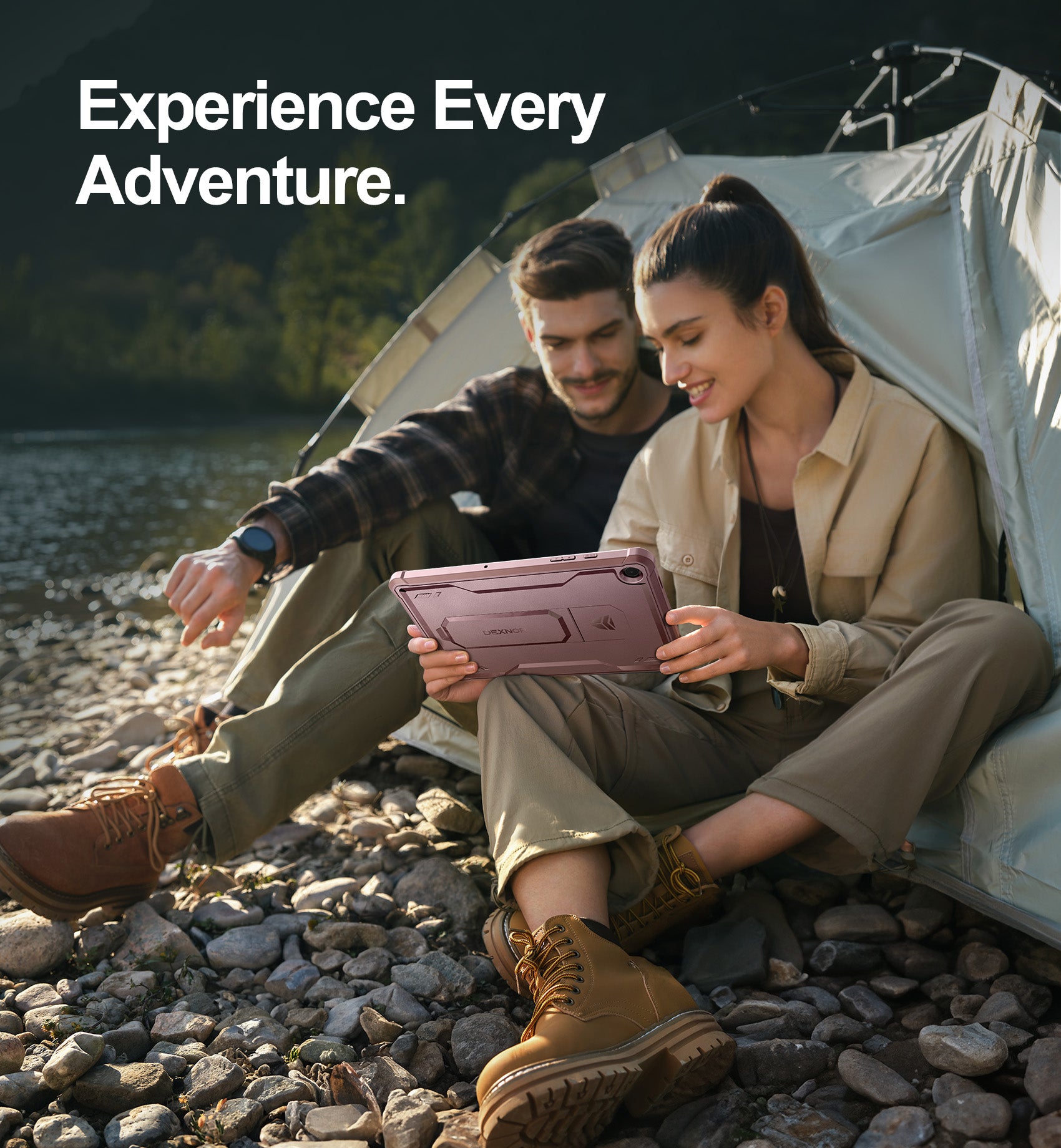 Dexnor Tablet Case for Samsung Galaxy Tab A9 Plus 11 Inch 2023 With Screen Protector Full Body Bumper Kickstand Heavy-duty Shockproof Rugged Pen Holder Cover