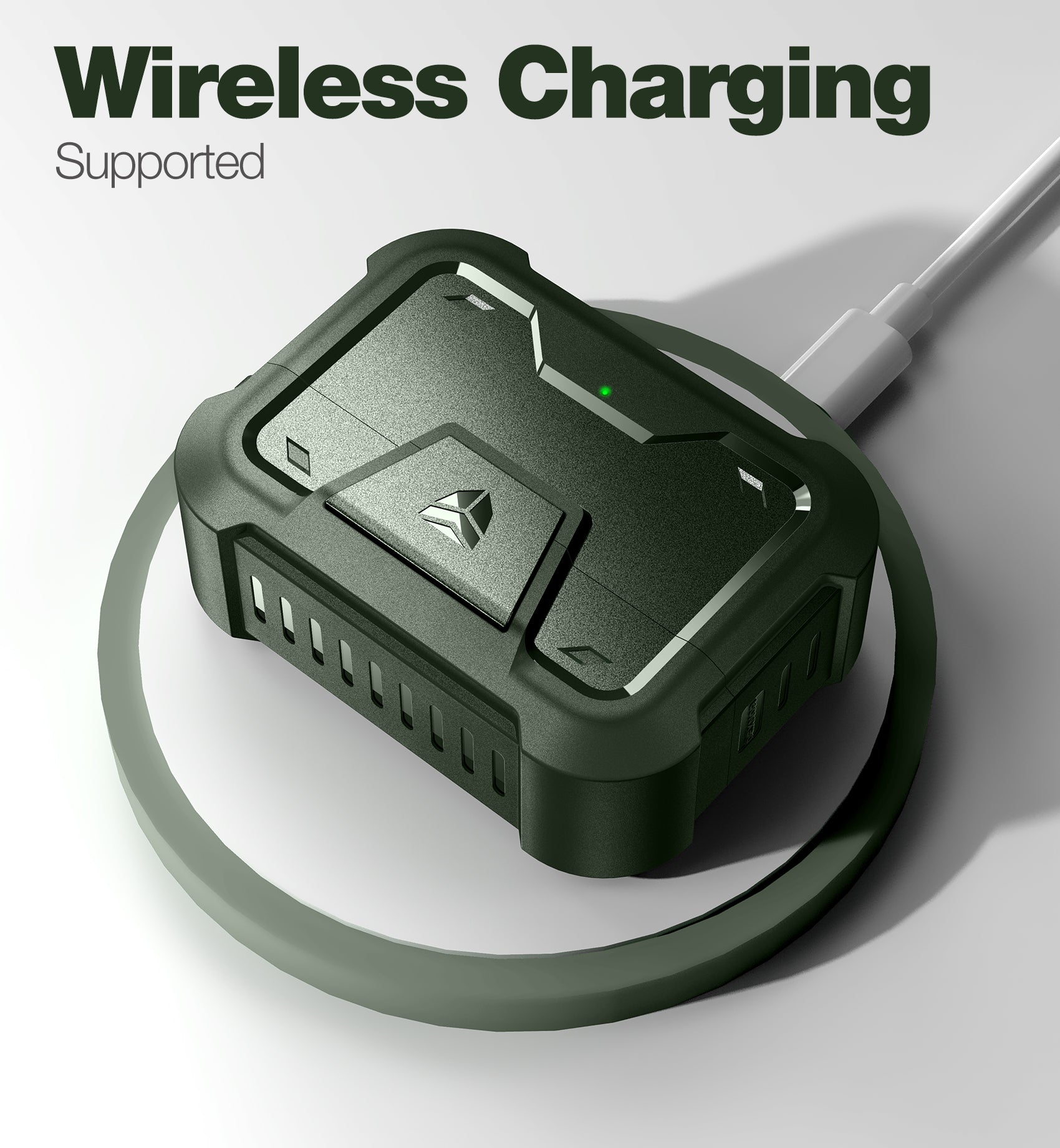 Dexnor Earphone Case for Beats Studio Buds 2021/Buds + 2023 with Secure Lock and Carabiner Full Body Bumper Shockproof Rugged Cover