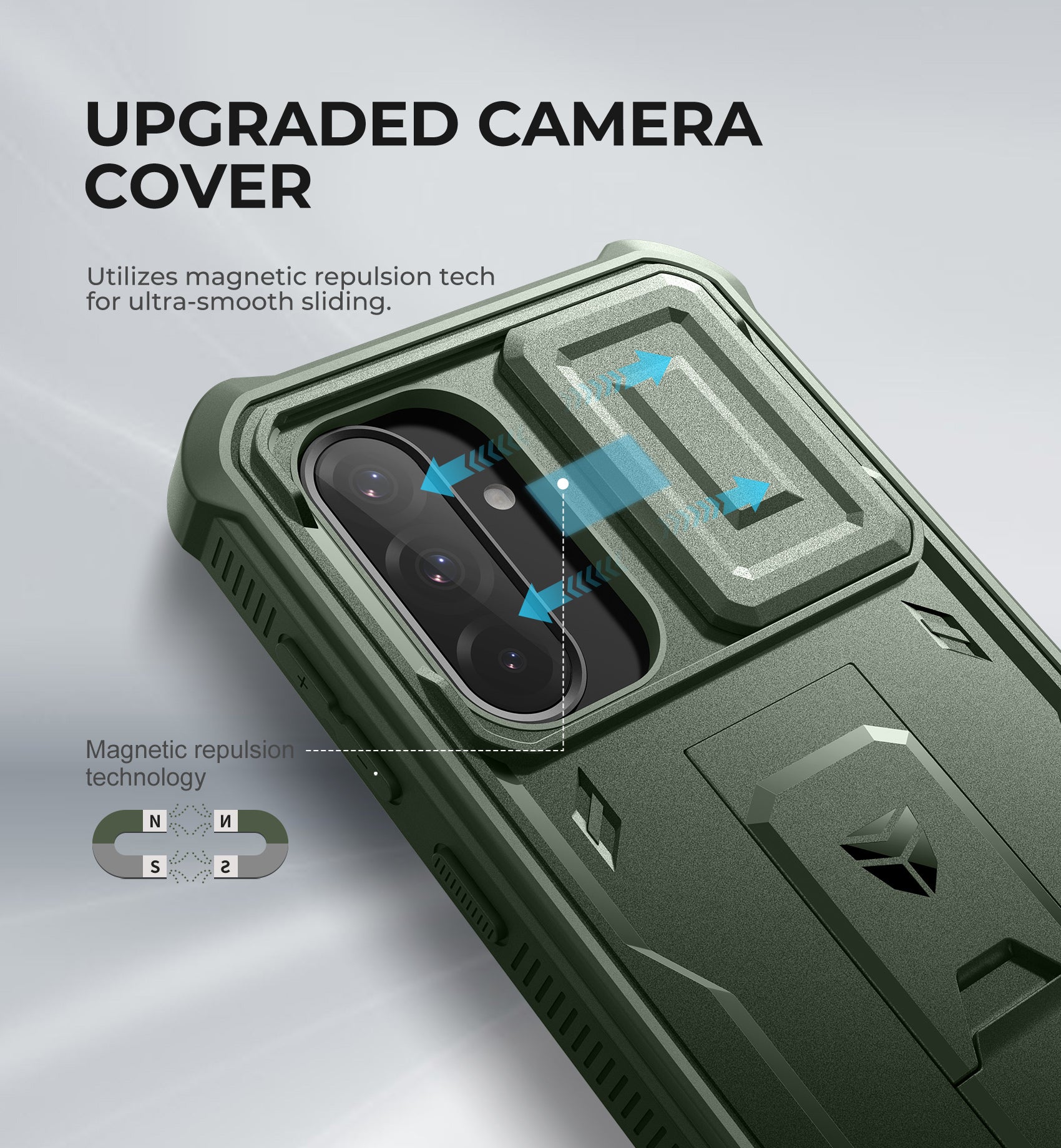 Dexnor Full Body Case for Samsung Galaxy A36 5G With Screen Protector And Slide Camera Bumper Kickstand Heavy-duty Shockproof Cover.