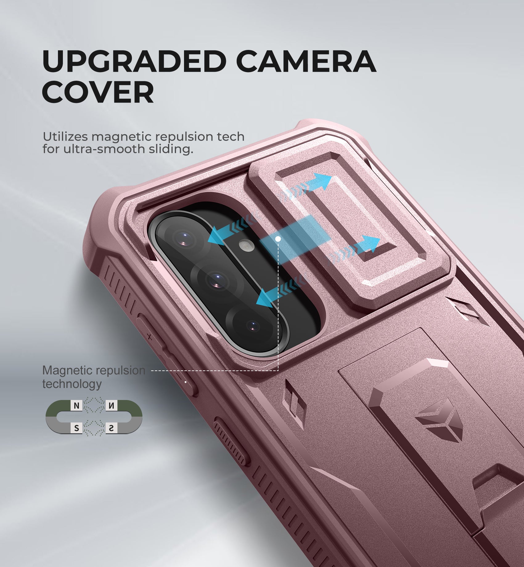 Dexnor Full Body Case for Samsung Galaxy A36 5G With Screen Protector And Slide Camera Bumper Kickstand Heavy-duty Shockproof Cover.