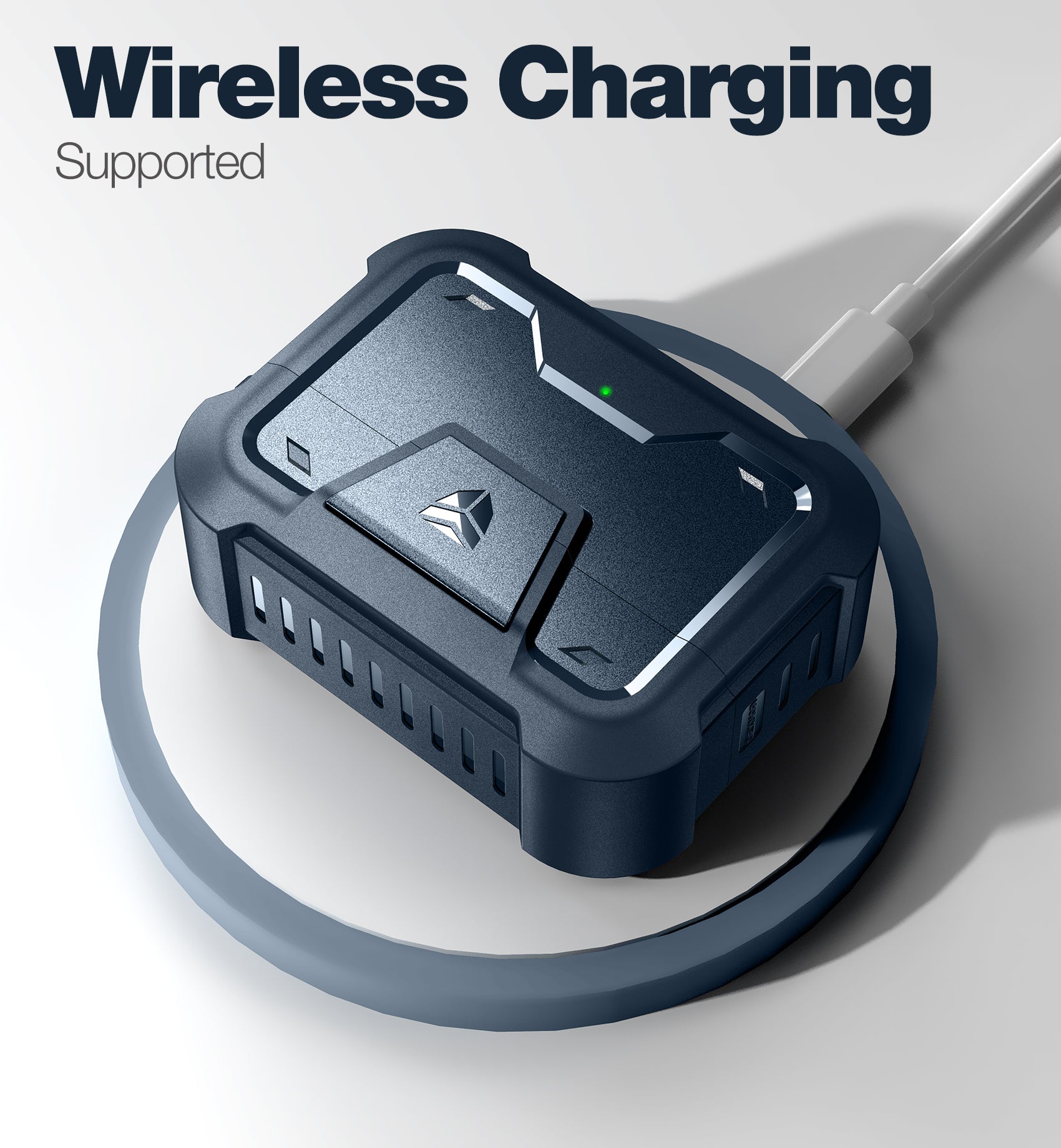 Dexnor Earphone Case for Beats Studio Buds 2021/Buds + 2023 with Secure Lock and Carabiner Full Body Bumper Shockproof Rugged Cover