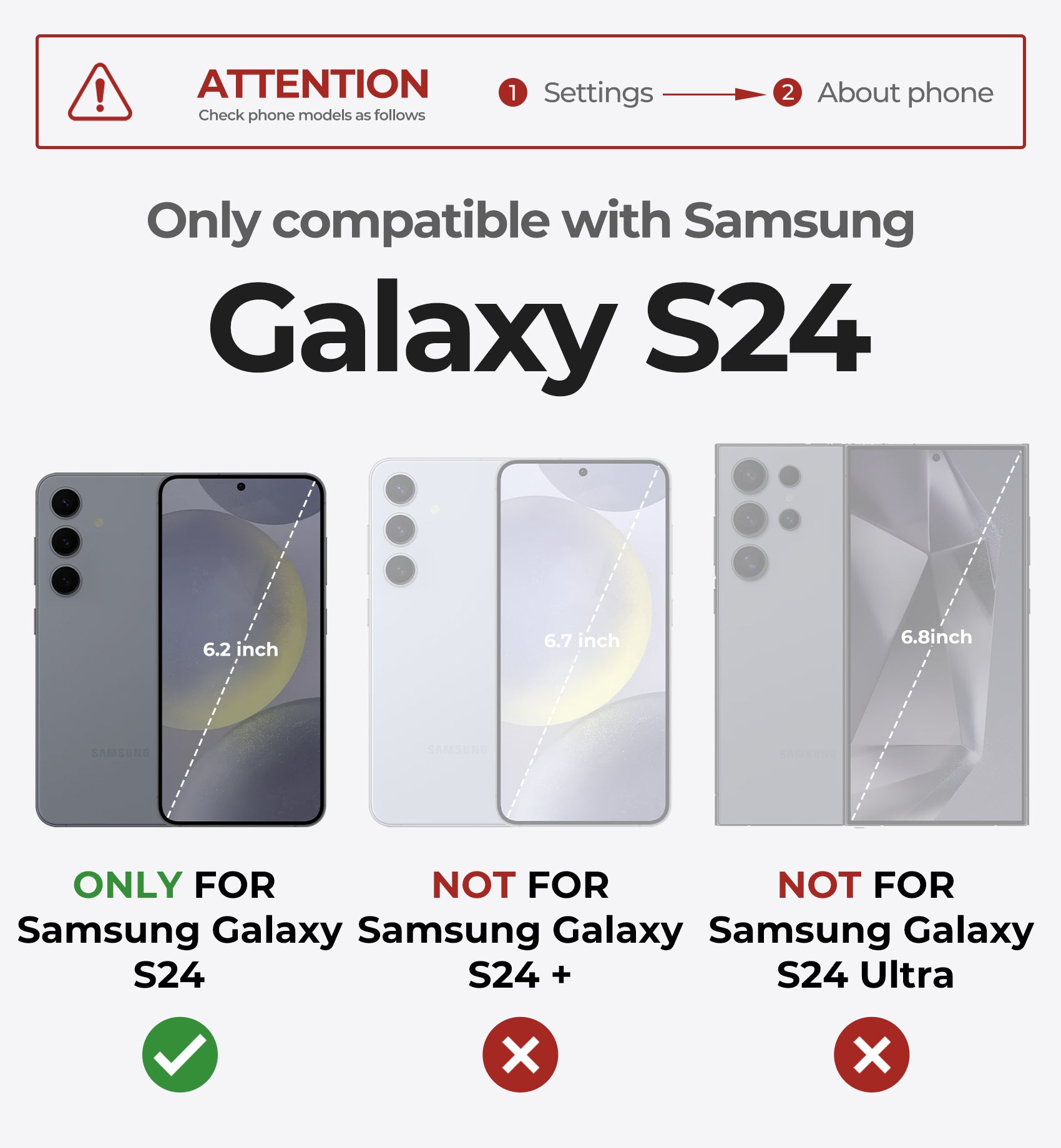 Dexnor Case for Samsung Galaxy S24 Full Body With Screen Protector Slide Camera Bumper Kickstand Heavy-duty Shockproof Rugged Cover.