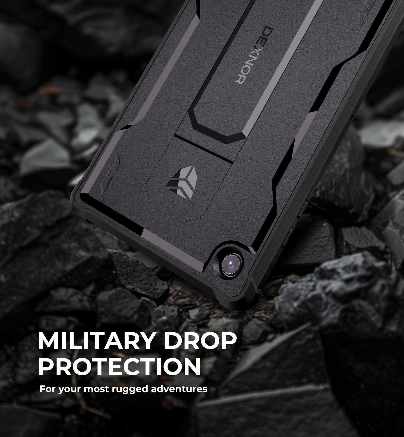 Dexnor Tablet Case for Samsung Galaxy Tab A8 With Screen Protector Full Body Bumper Kickstand Heavy-duty Shockproof Rugged Pen Holder Cover.