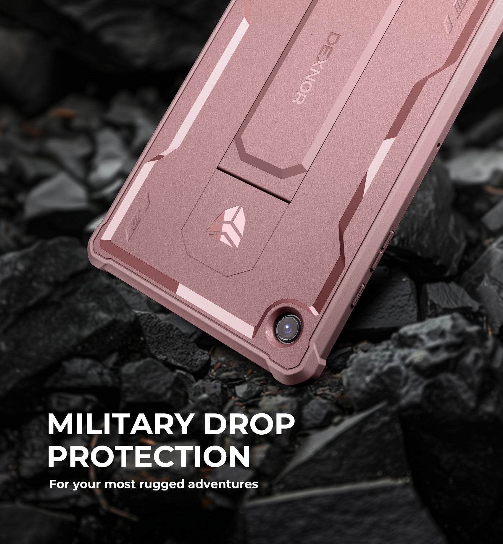 Dexnor Tablet Case for Samsung Galaxy Tab A8 With Screen Protector Full Body Bumper Kickstand Heavy-duty Shockproof Rugged Pen Holder Cover.