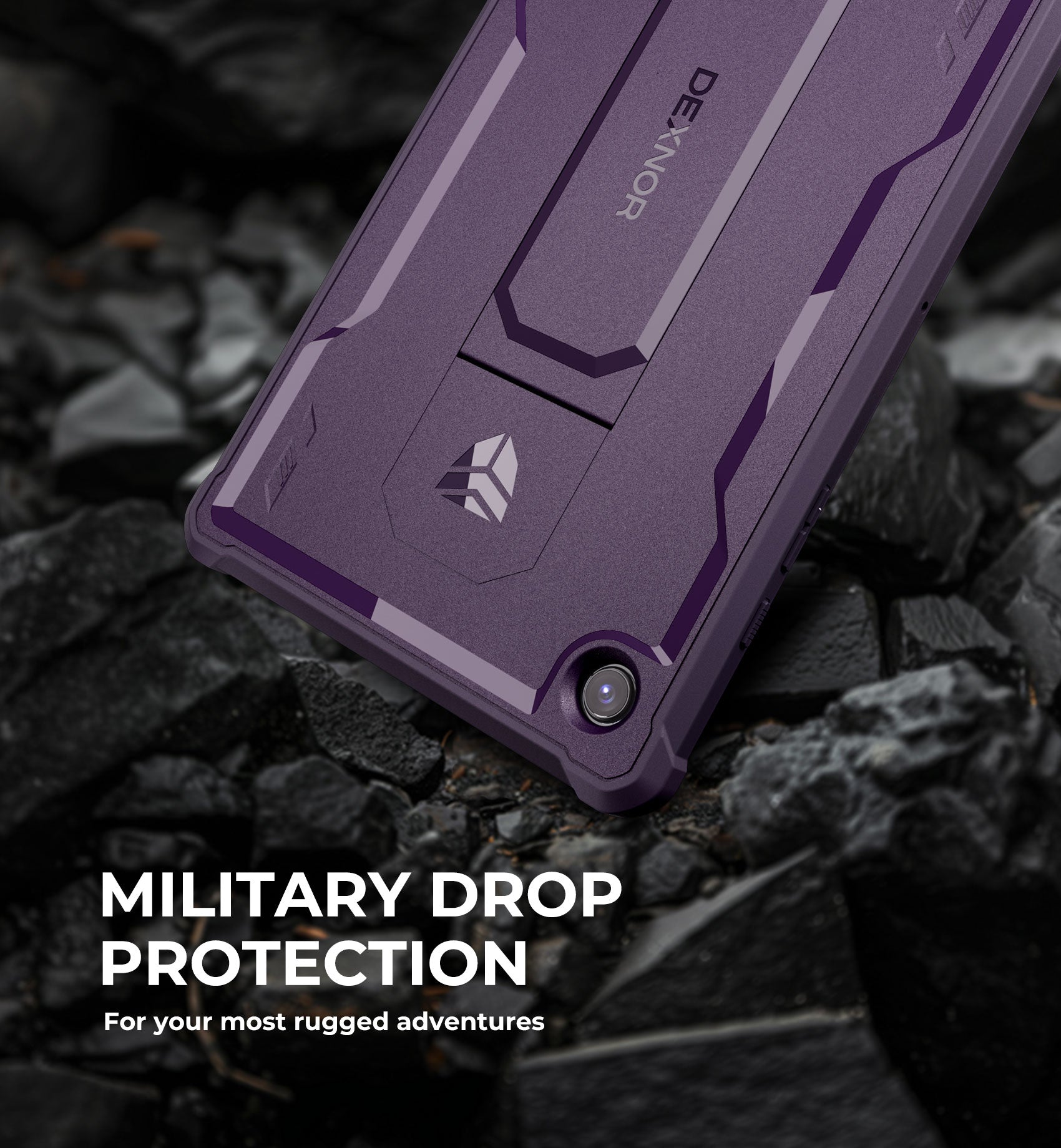 Dexnor Tablet Case for Samsung Galaxy Tab A8 With Screen Protector Full Body Bumper Kickstand Heavy-duty Shockproof Rugged Pen Holder Cover.