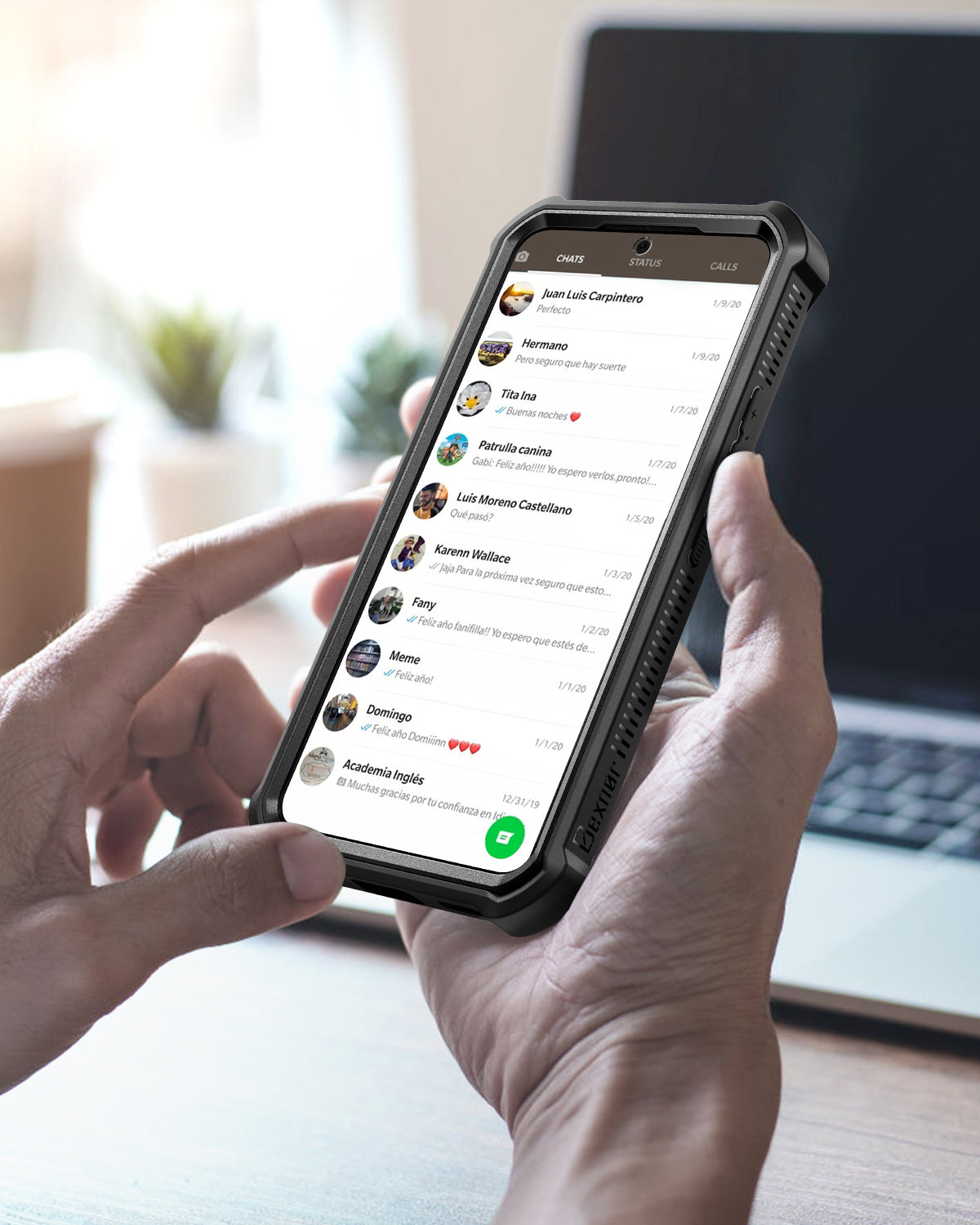 Dexnor Case for Samsung Galaxy S22 With Single Screen Protector Full Body Bumper Kickstand Heavy-duty Shockproof Rugged Cover.