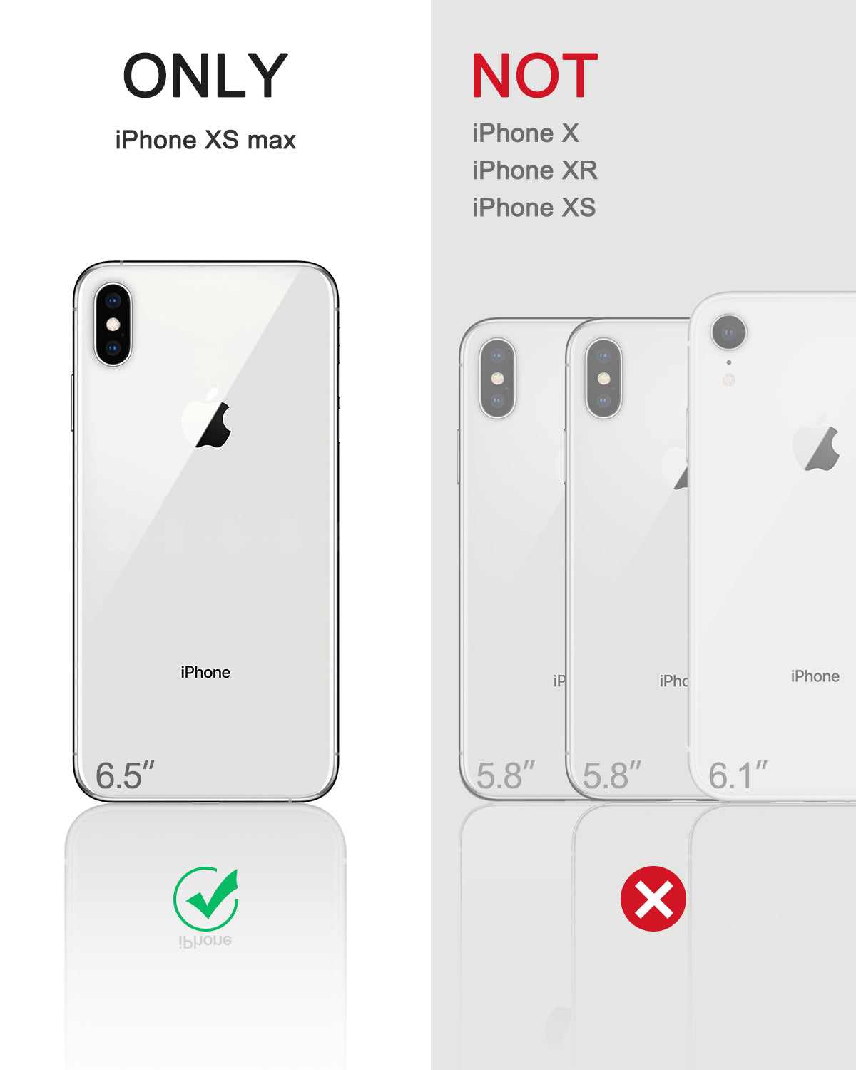 Dexnor Case for iPhone XS Max With Screen Protector Full Body Bumper Kickstand Heavy-duty Shockproof Rugged Cover.