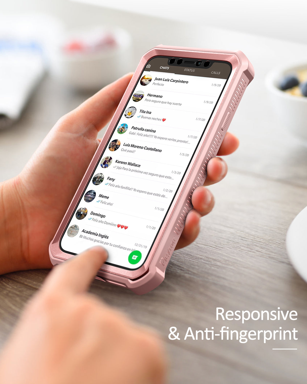 Dexnor Case for iPhone XS Max With Screen Protector Full Body Bumper Kickstand Heavy-duty Shockproof Rugged Cover.