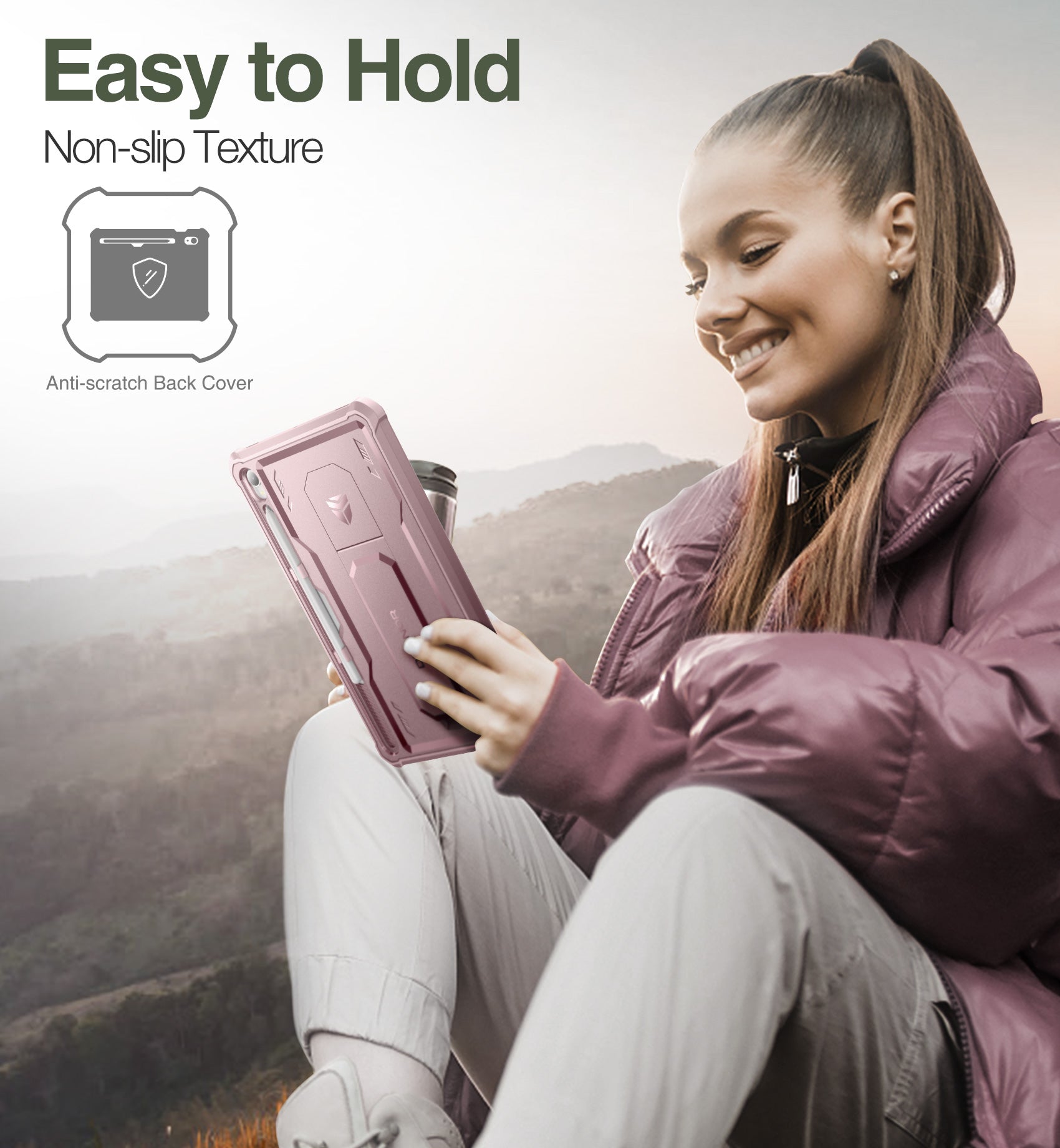 Dexnor Tablet Case for Samsung Galaxy Tab S9 With Screen Protector Full Body Bumper Kickstand Heavy-duty Shockproof Rugged Pen Holder Cover.