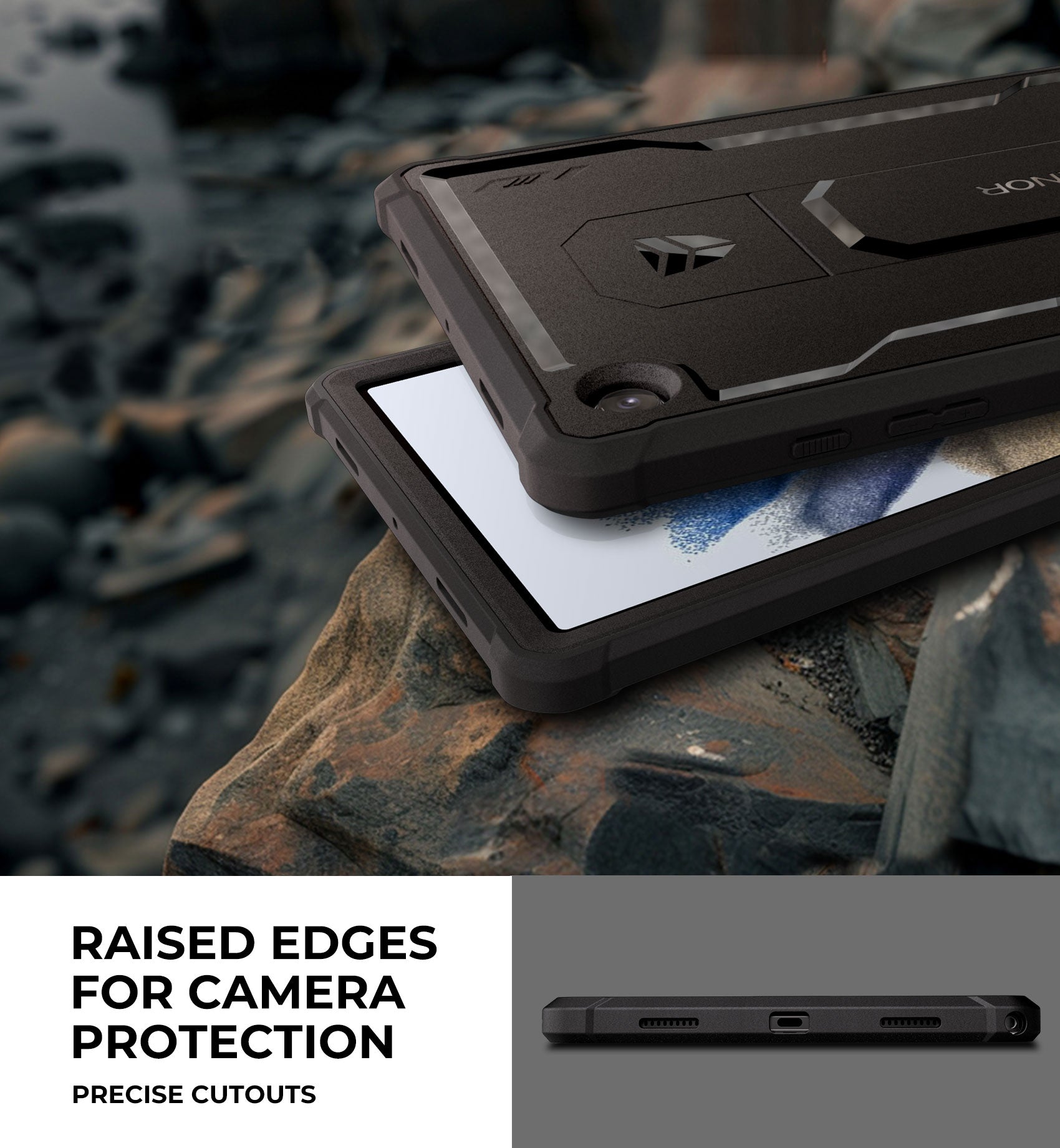 Dexnor Tablet Case for Samsung Galaxy Tab A8 With Screen Protector Full Body Bumper Kickstand Heavy-duty Shockproof Rugged Pen Holder Cover.