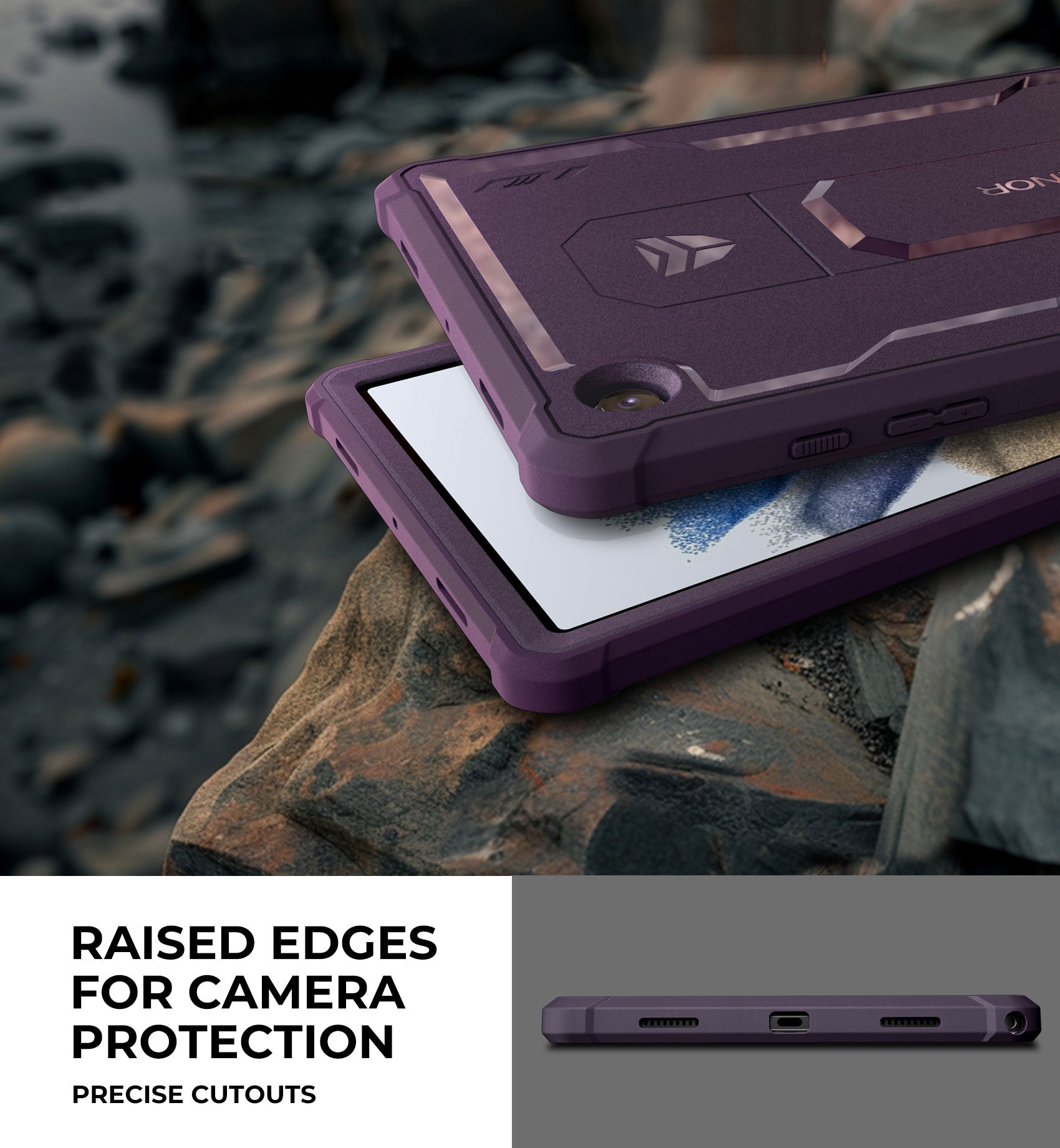 Dexnor Tablet Case for Samsung Galaxy Tab A8 With Screen Protector Full Body Bumper Kickstand Heavy-duty Shockproof Rugged Pen Holder Cover.