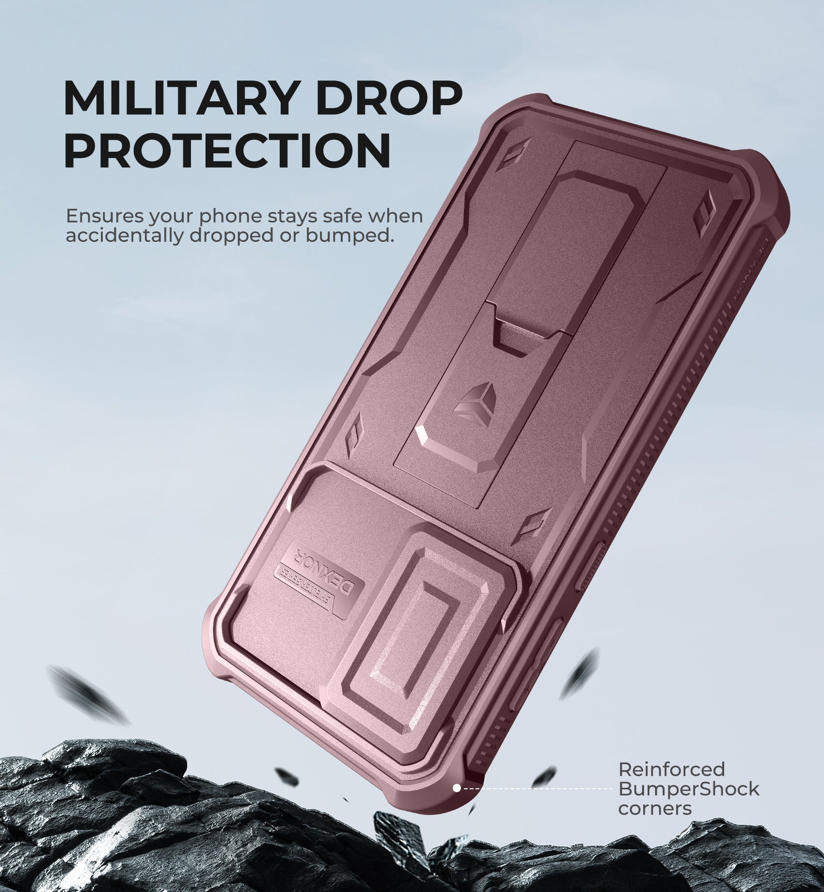 Dexnor Full Body Case for Samsung Galaxy A36 5G With Screen Protector And Slide Camera Bumper Kickstand Heavy-duty Shockproof Cover.