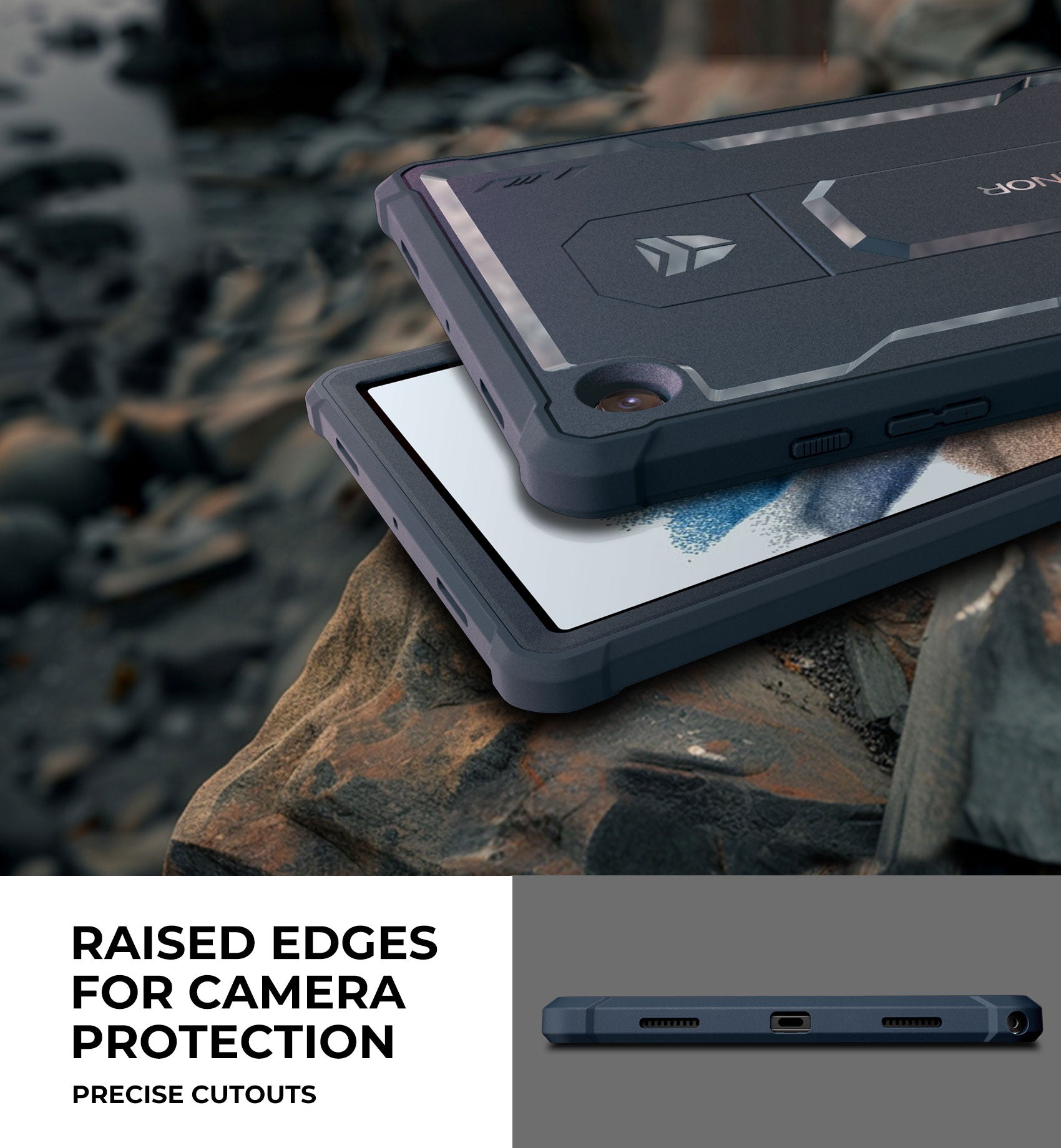 Dexnor Tablet Case for Samsung Galaxy Tab A8 With Screen Protector Full Body Bumper Kickstand Heavy-duty Shockproof Rugged Pen Holder Cover.