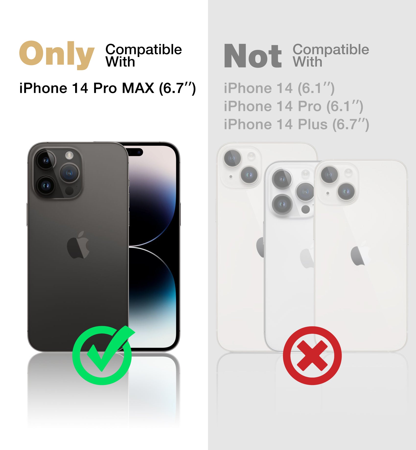 Dexnor for iphone 14 Pro Max Case Heavy-duty Shockproof Full Body Built-in Screen Protector Adjustable Kickstand