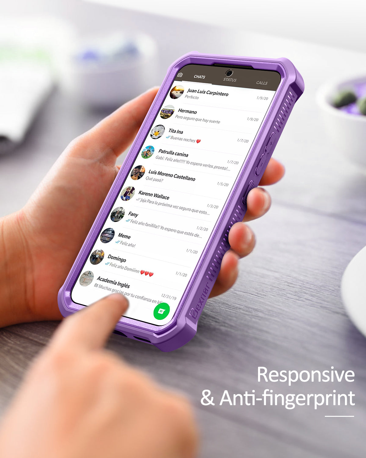 Dexnor Case for Samsung Galaxy S22 With Single Screen Protector Full Body Bumper Kickstand Heavy-duty Shockproof Rugged Cover.