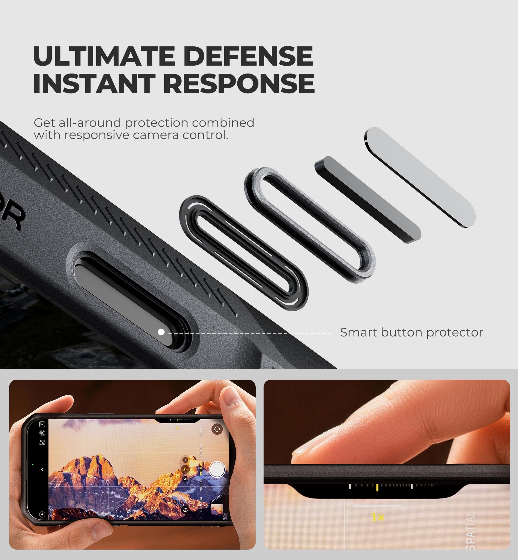 Dexnor 6-in-1 Battery Case for iPhone 16 Pro Max +50% Extra Battery Life Ultra-Light Portable Charging Magnetic Shockproof Protective Charger Cover with Slide Camera Cover Kickstand