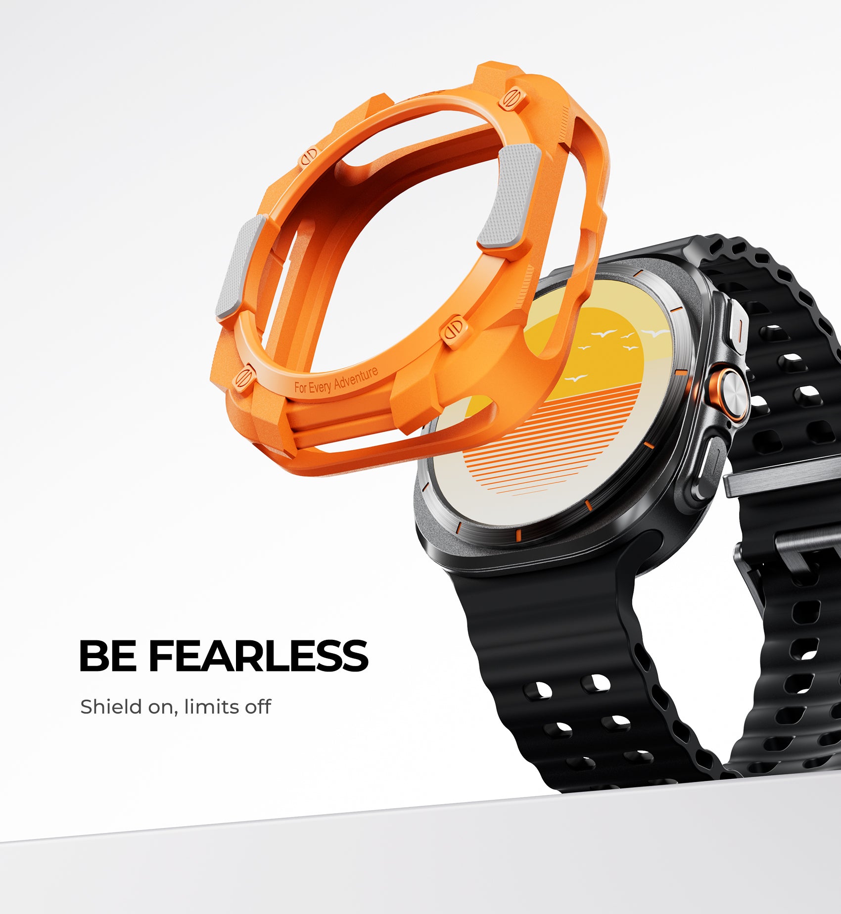 Dexnor Case for Samsung Galaxy Watch Ultra 47mm 2025 Durable Shockproof TPU Bumper Cover for Outdoor Adventure