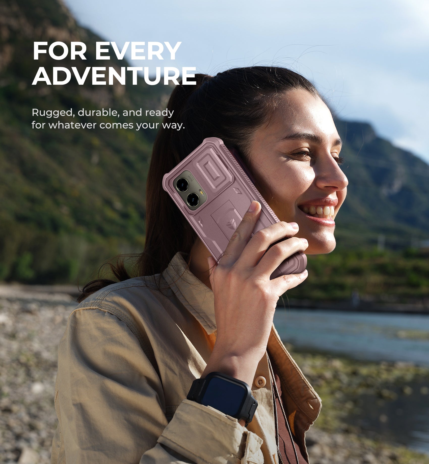 Dexnor Case for Motorola Moto G Stylus 5G 2024 Not Fit Moto G 5G 2024 Bulit-in Slide Camera Cover 2 Front Frame Heavy Duty Protection Cover with Screen Protector Kickstand 6.7 inch