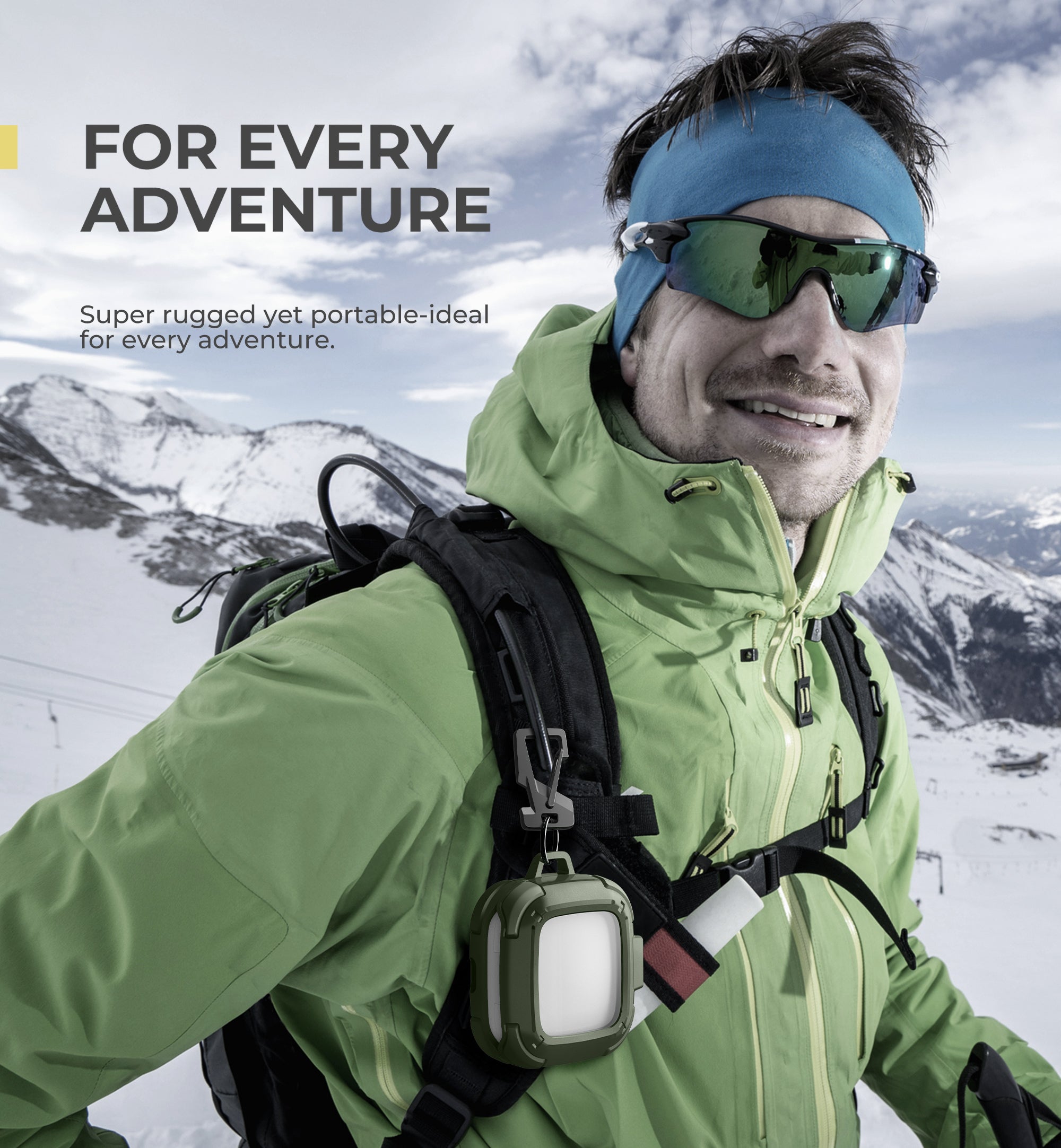 Dexnor Case for SHOKZ OpenFit Air with Drop-Proof Lock hockproof Rugged Bumper Cases Protective Cover with Carabiner Keyring leaner Kit