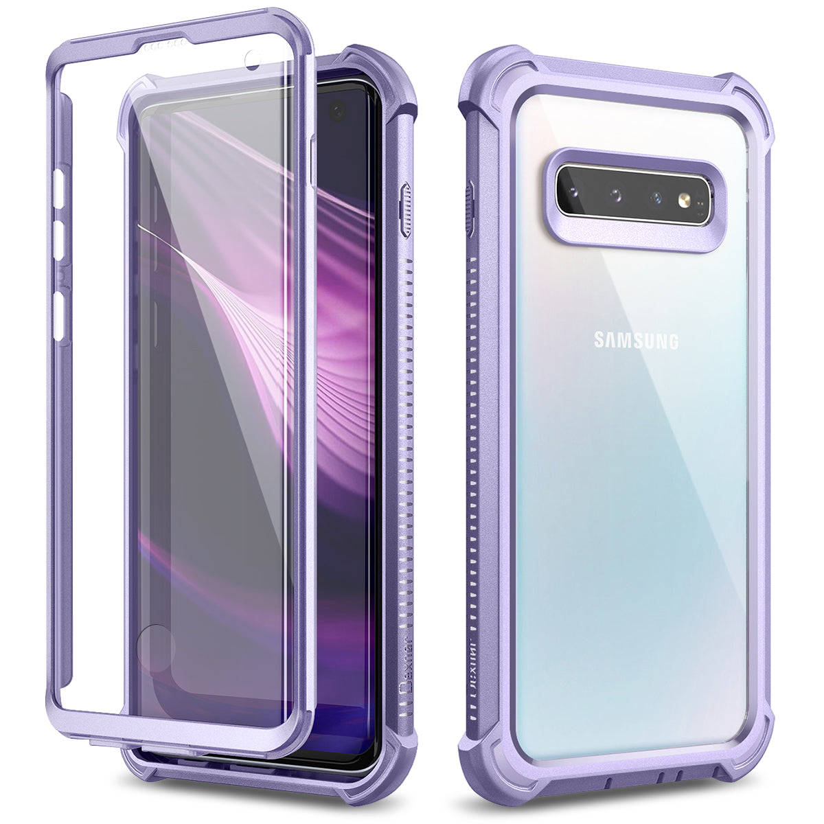 Dexnor Case for Samsung Galaxy S10 6.1 Inch Heavy Duty Protection Hard Back Defender Protector Protective Shockproof Bumper Cover