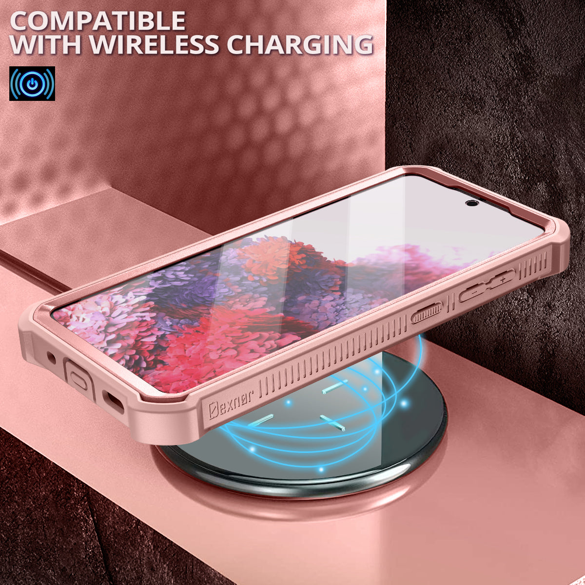 Dexnor Case for Samsung Galaxy S20 With Single Screen Protector Full Body Bumper Kickstand Heavy-duty Shockproof Rugged Cover.