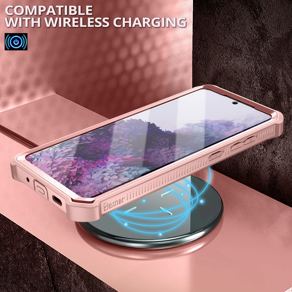 Dexnor Case for Samsung Galaxy S20 Plus With Single Screen Protector Full Body Bumper Kickstand Heavy-duty Shockproof Rugged Cover.