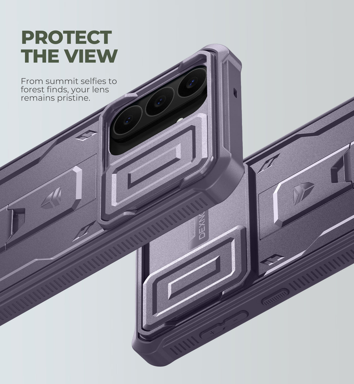 Dexnor Case for Samsung Galaxy S26 FE with Camera Cover Adjustable Kickstand Screen Protector Compatible with MagSafe Rugged Full-body Shockproof Bumper Magnetic Protective Cover