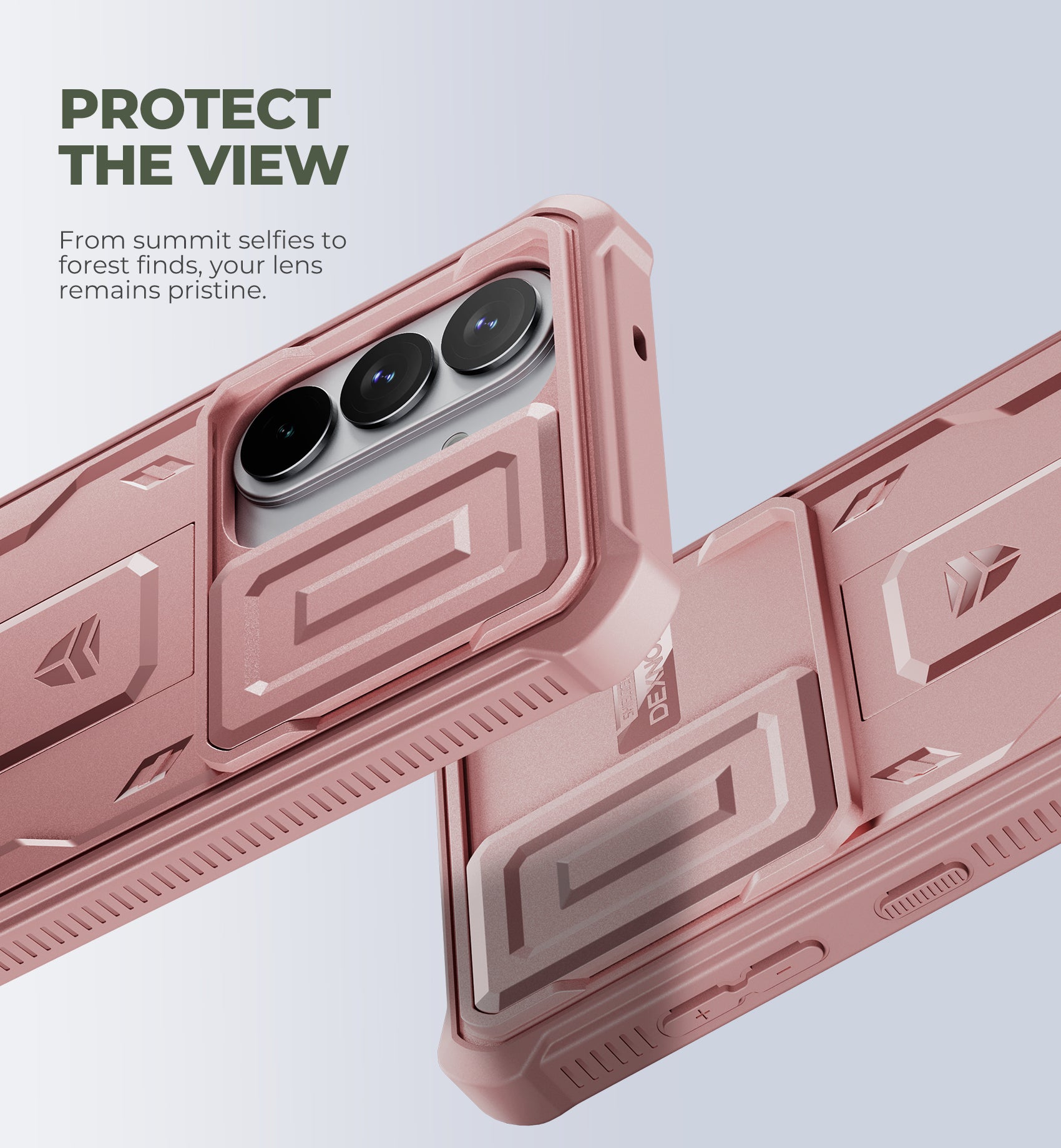 Dexnor Case for Samsung Galaxy S26 with Upgraded Slide Camera Cover 2 Front Frames Built-in Screen Protector Kickstand Heavy-Duty Rugged Case Full-Body Protective Cover 2026