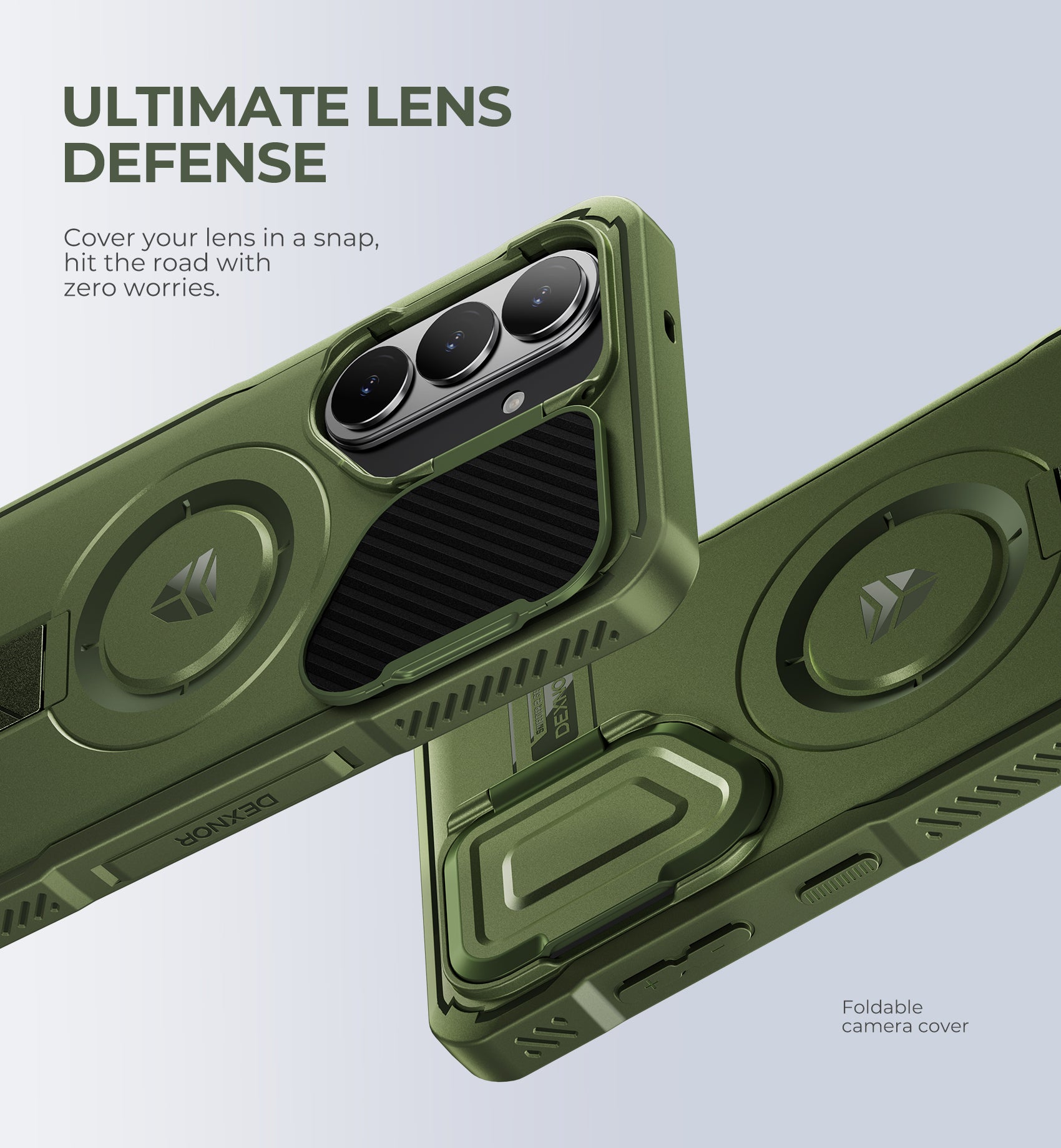 Dexnor Case for Samsung Galaxy S26 Plus with Camera Cover Adjustable Kickstand Screen Protector Compatible with MagSafe Rugged Shockproof Bumper Magnetic Protective Cover 2026