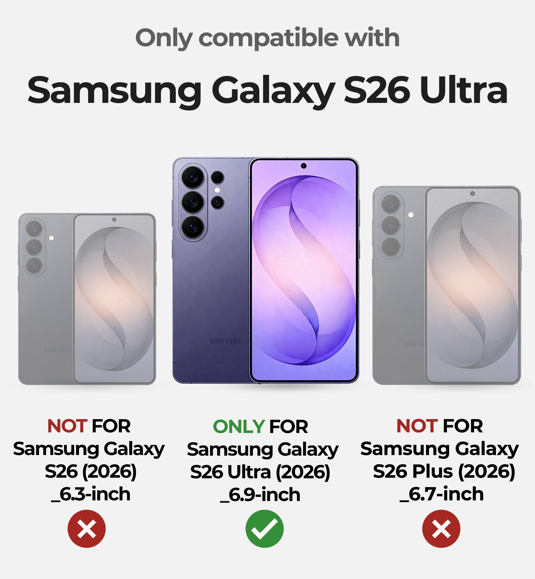 Dexnor Case for Samsung Galaxy S26 Ultra 2026 with Camera Cover Adjustable Kickstand Screen Protector Compatible with MagSafe