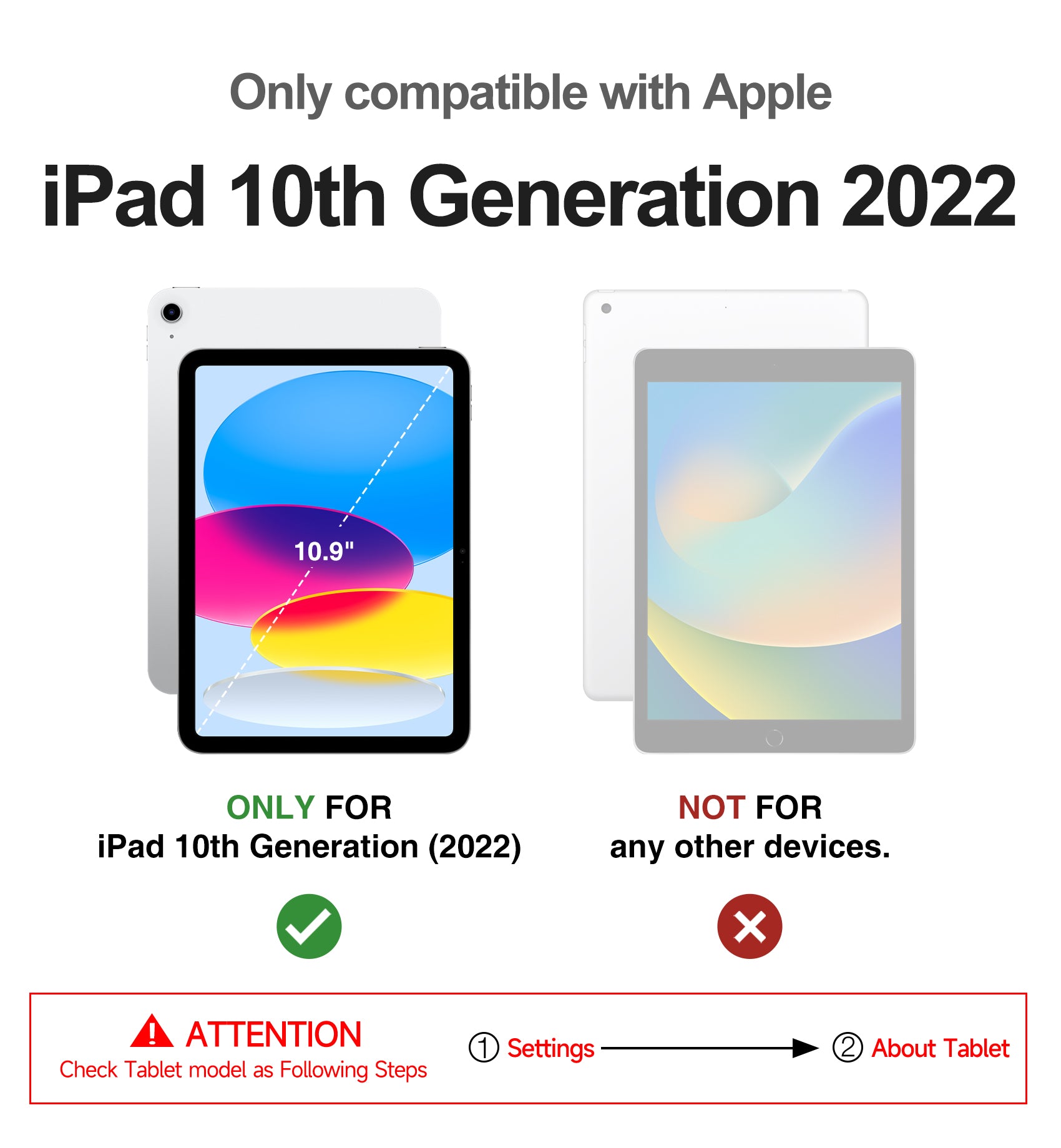 Dexnor Tablet Case for iPad 2022 With Screen Protector Full Body Bumper Kickstand Heavy-duty Shockproof Rugged Pen Holder Cover.