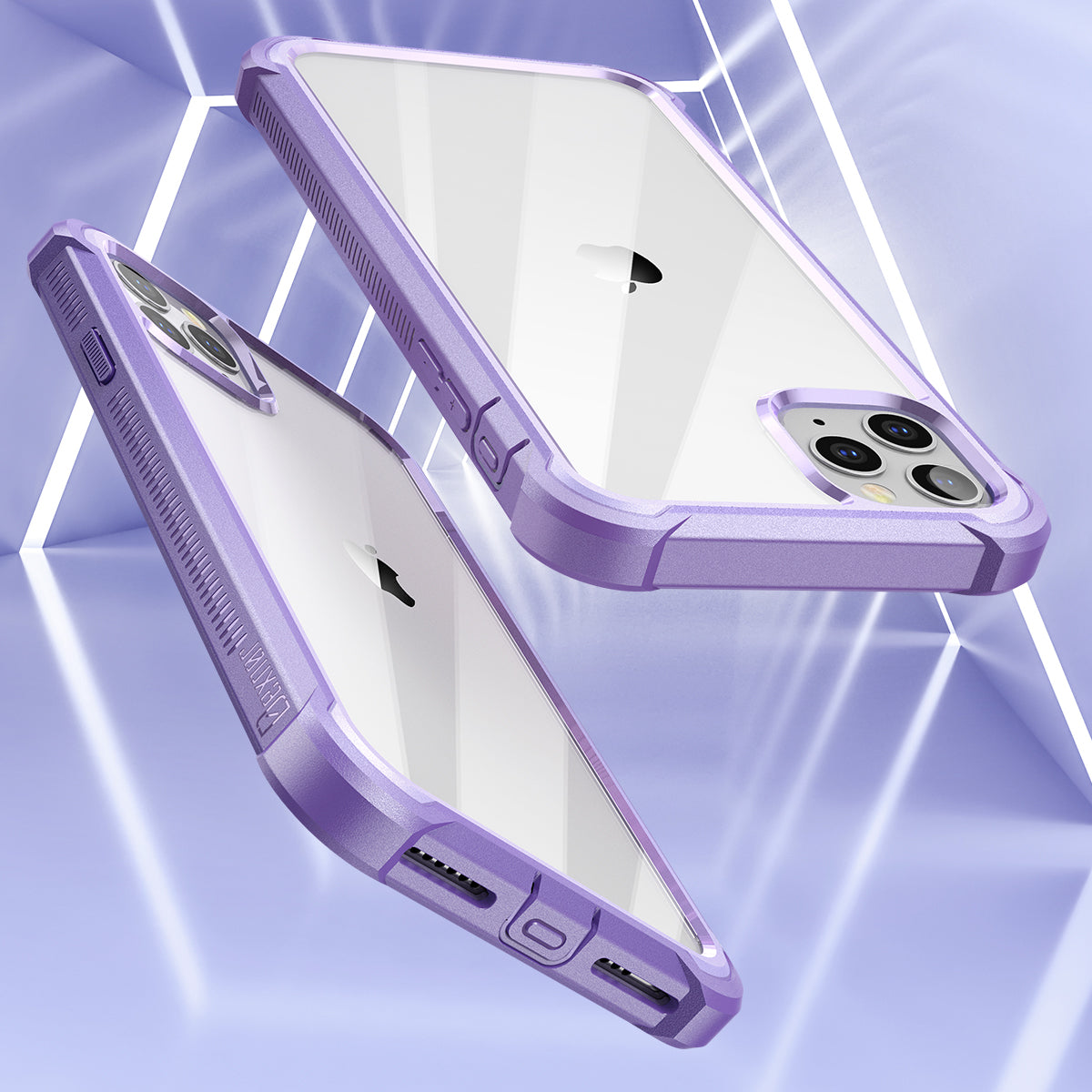 Dexnor for Case iPhone 11 Pro with Screen Protector Clear Rugged Full Body Protective Shockproof Hard Back Defender Dual Layer Heavy Duty Bumper Cover