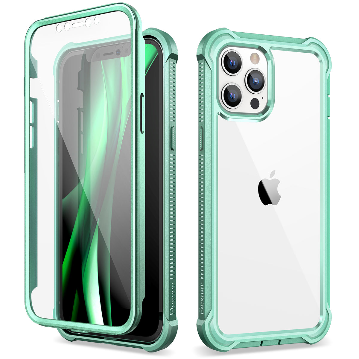 Dexnor Case for iPhone 12 Pro Max with Screen Protector Clear Military Rugged 360 Full Body Protective Shockproof Hard Defender Heavy Duty Cover Bumper