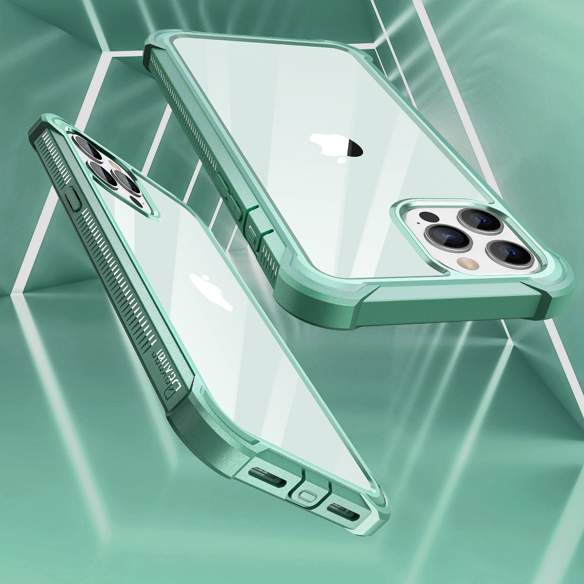 Dexnor Case for iPhone 12 Pro Max with Screen Protector Clear Military Rugged 360 Full Body Protective Shockproof Hard Defender Heavy Duty Cover Bumper