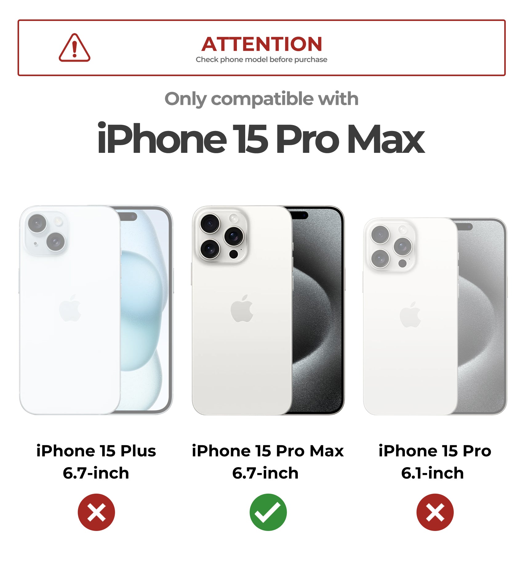 Dexnor Case for iPhone 15 Pro Max with Slide Camera Cover Adjustable Kickstand Privacy Screen Protector Compatible with MagSafe Magnetic Protective Cover 6.7 Inch