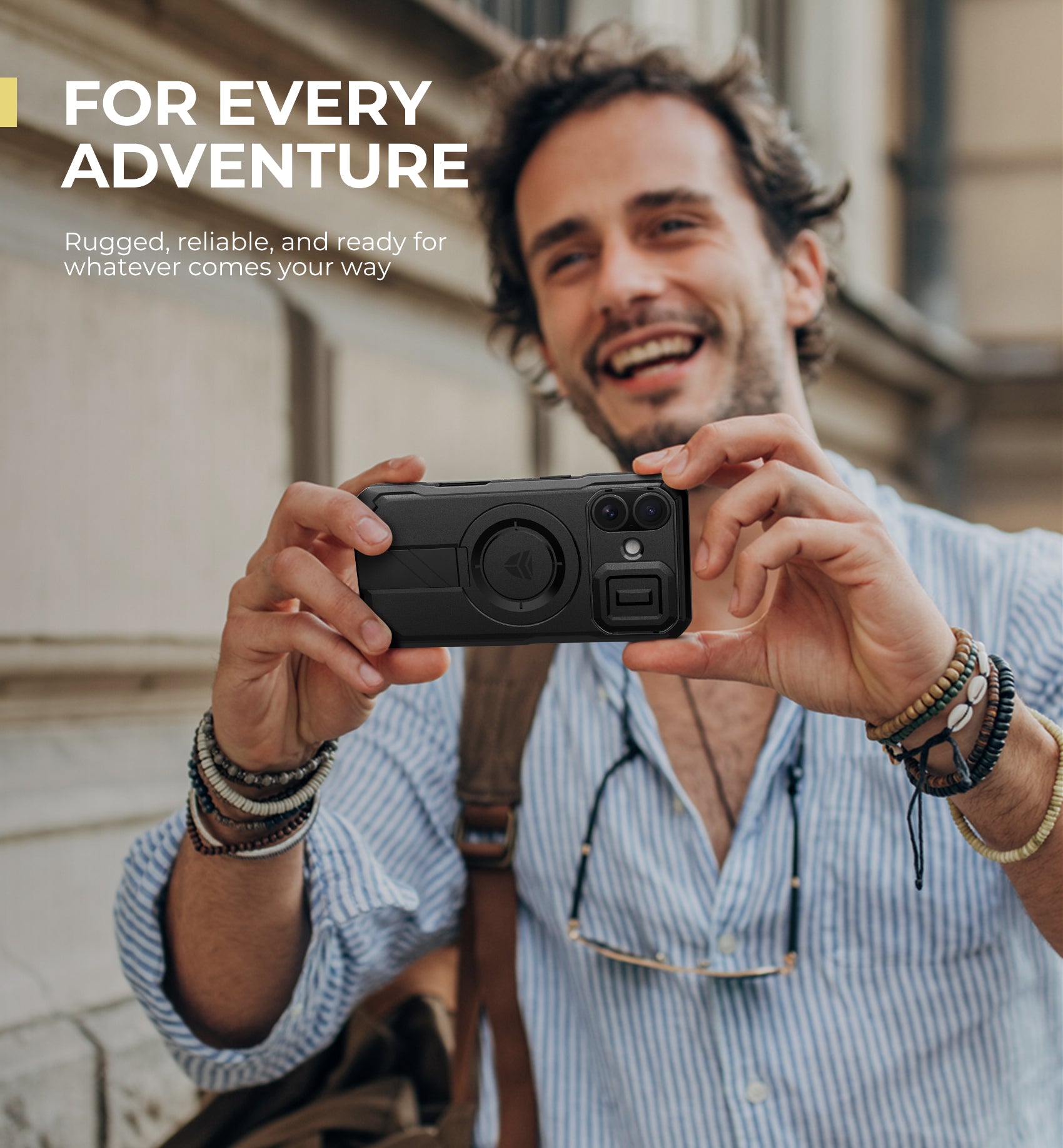 Dexnor Case for iPhone 16 with Slide Camera Cover Adjustable Kickstand Rugged Shockproof Bumper Heavy-Duty Magnetic Protective Cover