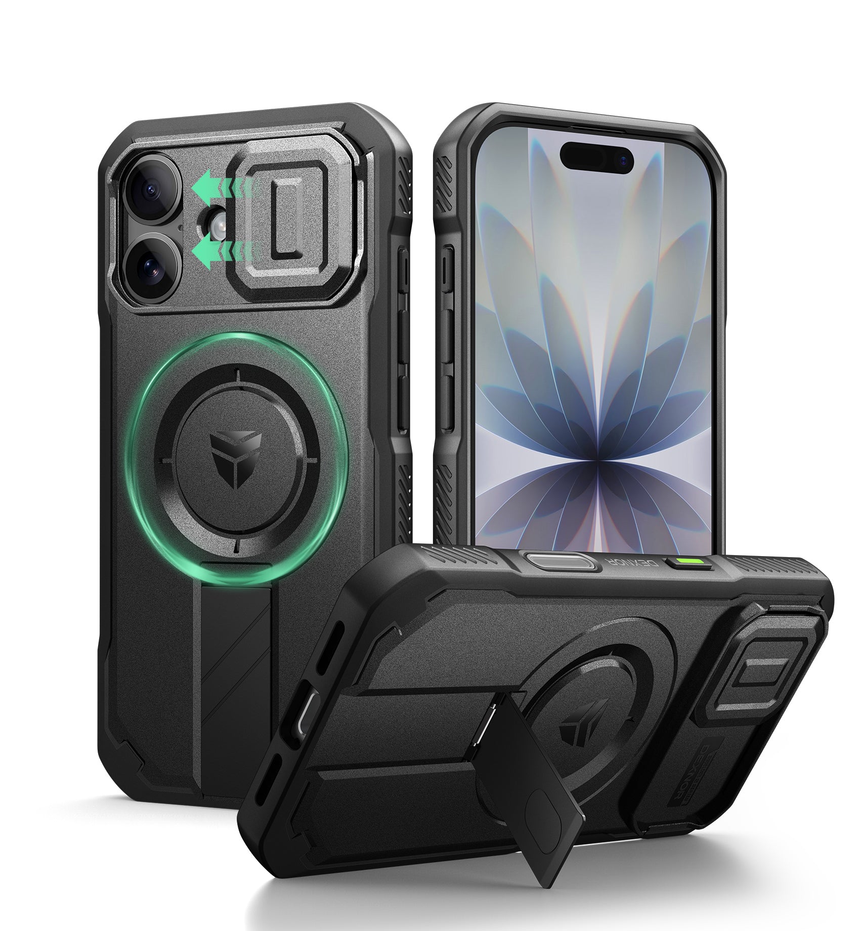 Dexnor Case for iPhone 17 with Slide Camera Cover Adjustable