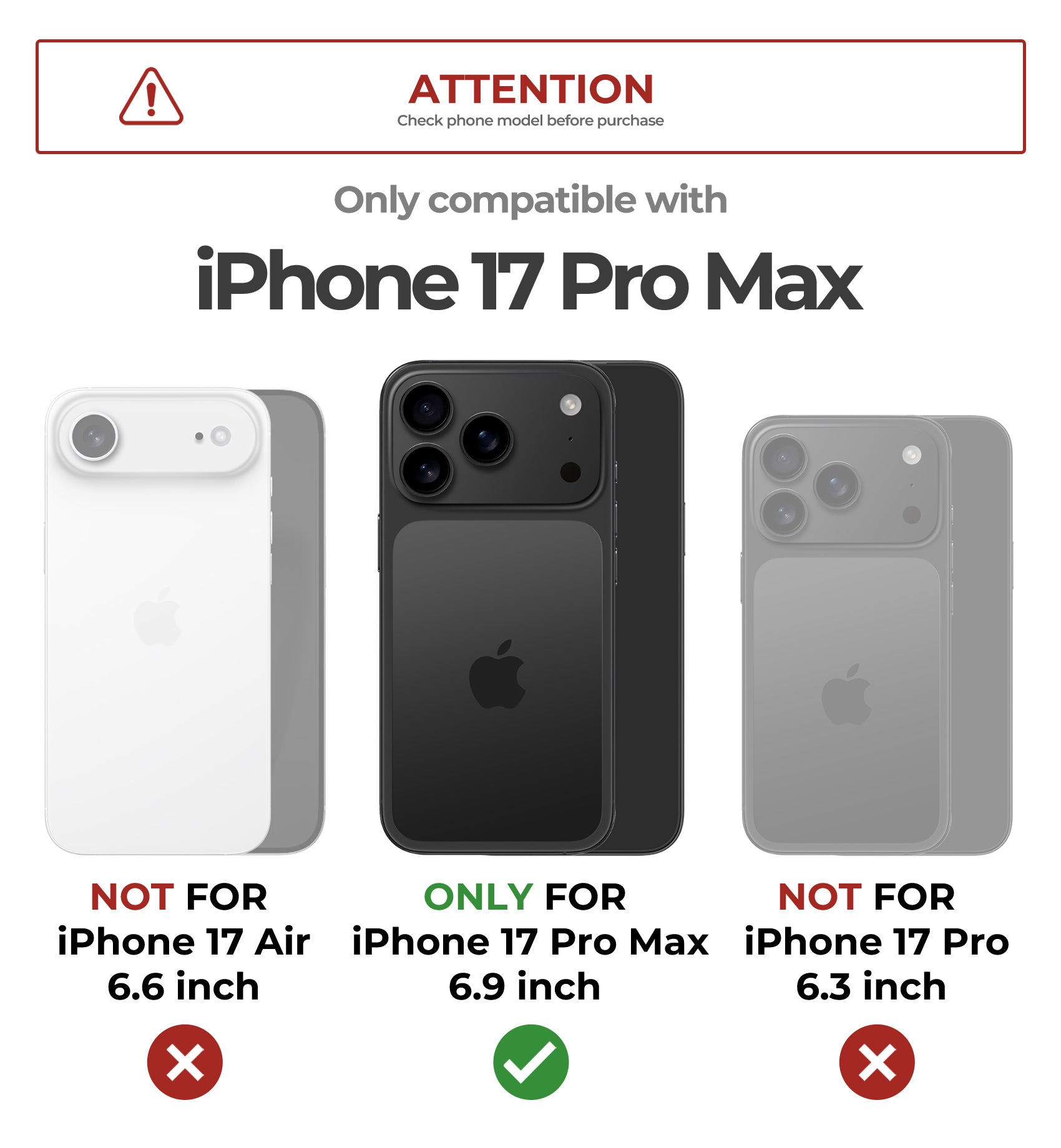 Dexnor Case For iPhone 17 Pro Max With Flip Camera Cover MagSafe Heavy-duty Shockproof Bumper Full Body Built-in Screen Protector 6.9 Inch
