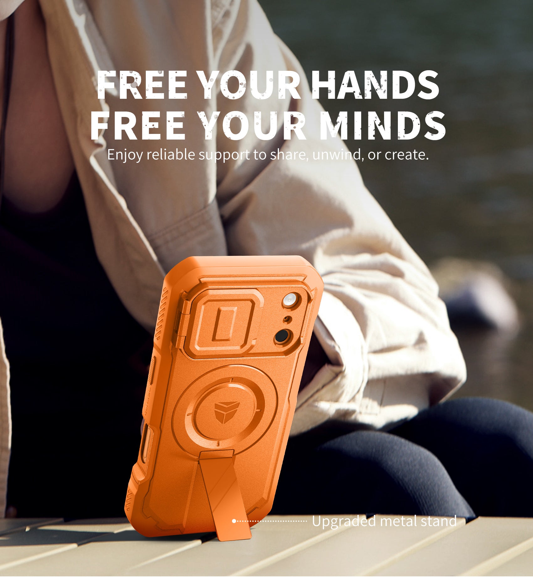 Dexnor Case For iPhone 17 Pro With Flip Camera Cover MagSafe Heavy-duty Shockproof Bumper Full Body Built-in Screen Protector 6.3 Inch