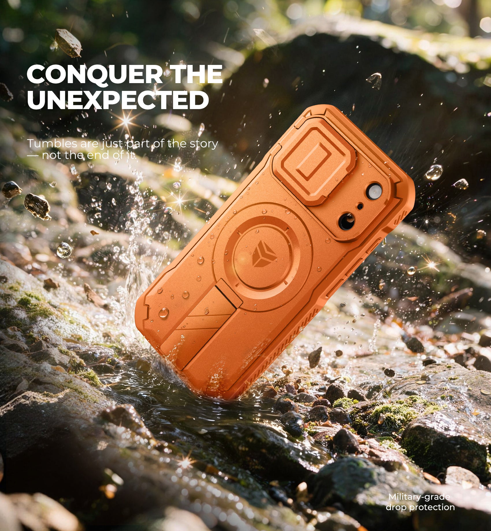 Dexnor Case for iPhone 18 Pro Flip Camera Cover Kickstand Camera Control Cover Compatible with MagSafe Heavy-Duty Rugged Shockproof Cover 6.3 inch