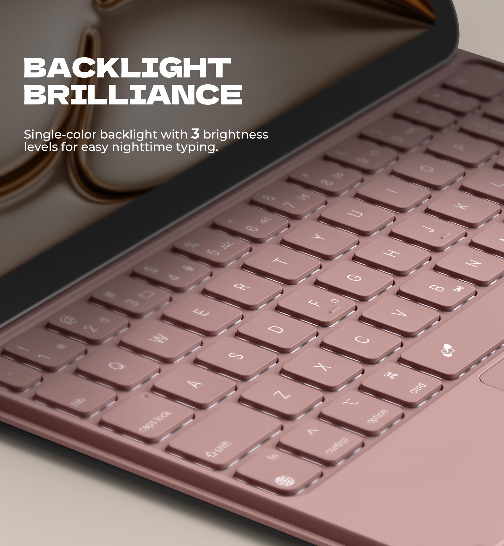 Dexnor Keyboard Case for iPad Air 11 inch M4 2026 with Keyboard Ultra-Thin Magnetic Detachable Trackpad Backlit(副本)