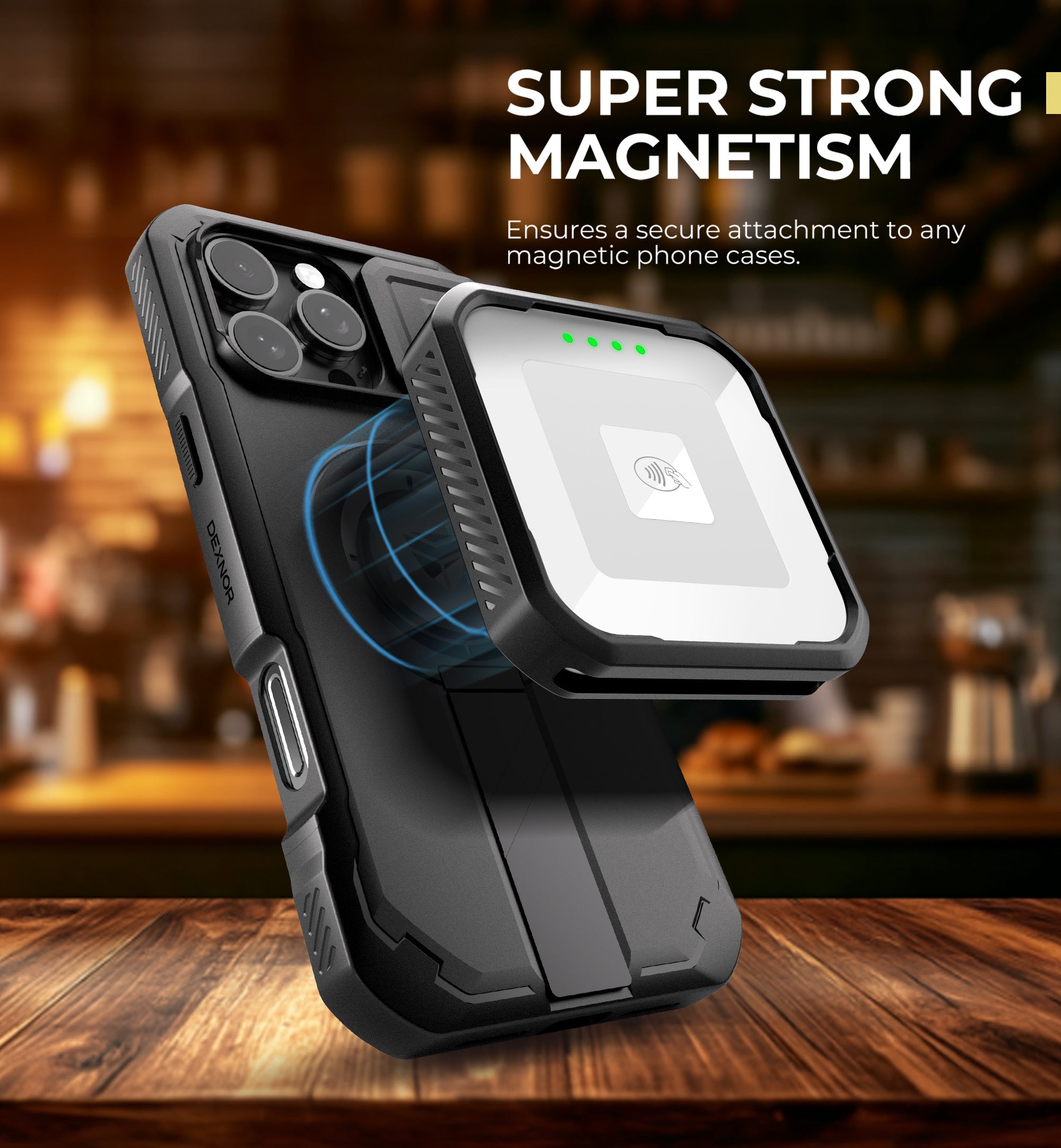 Dexnor Case for Square Reader for Contactless and Chip 2nd Generation Shockproof Protective Cover
