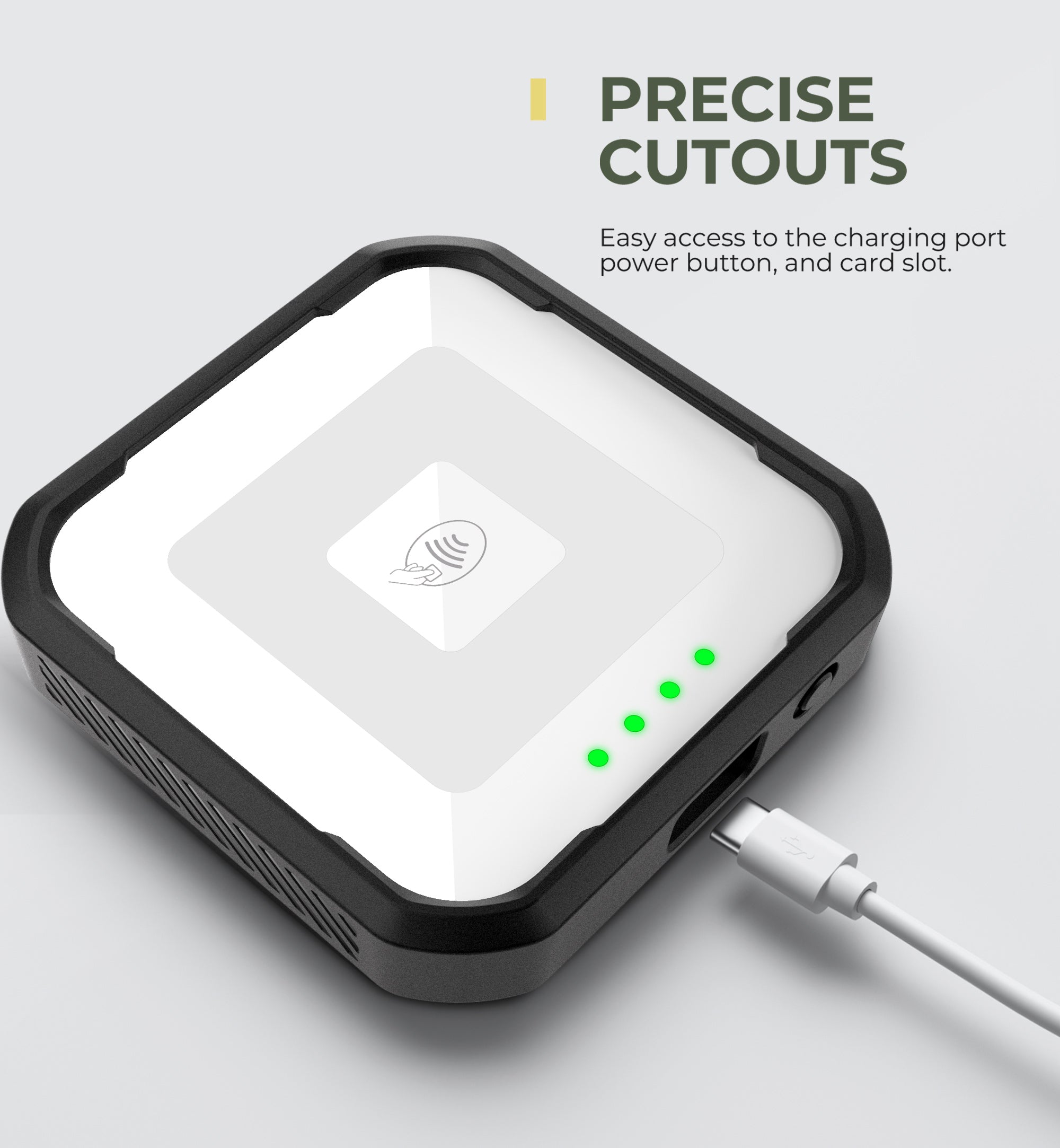 Dexnor Case for Square Reader for Contactless and Chip 2nd Generation Shockproof Protective Cover